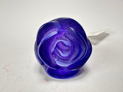 Jackie Brazil "Rose" Purple Resin Rose Ring ( R0585 ) Size UK M / US 6.5