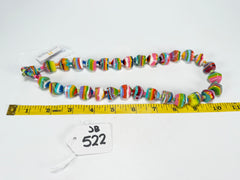 Jackie Brazil "Camille" Liquorice Stripes x Kandinsky Small Stones 55cm Necklace ( N0070 )