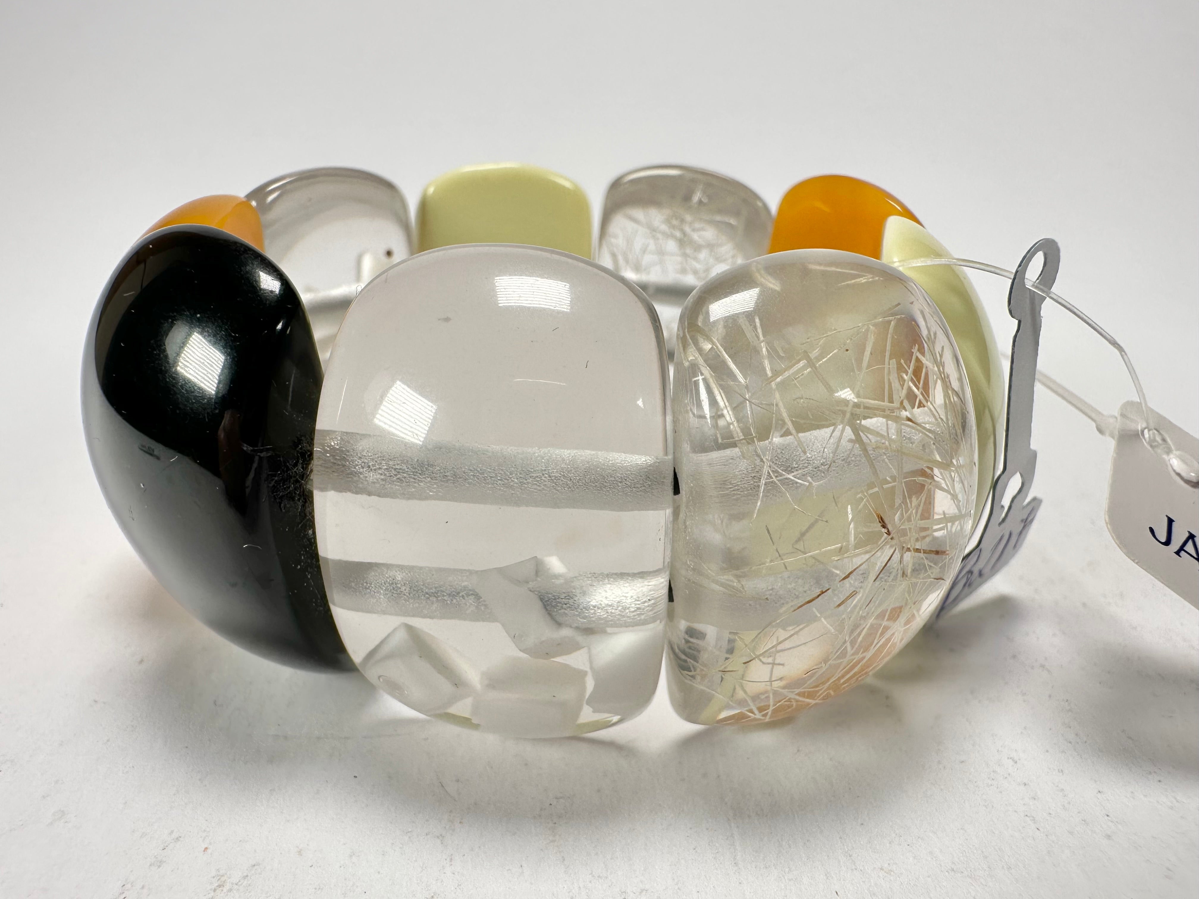Jackie Brazil "Maria" Seasons Mix Elasticated Bracelet ( B0217 )