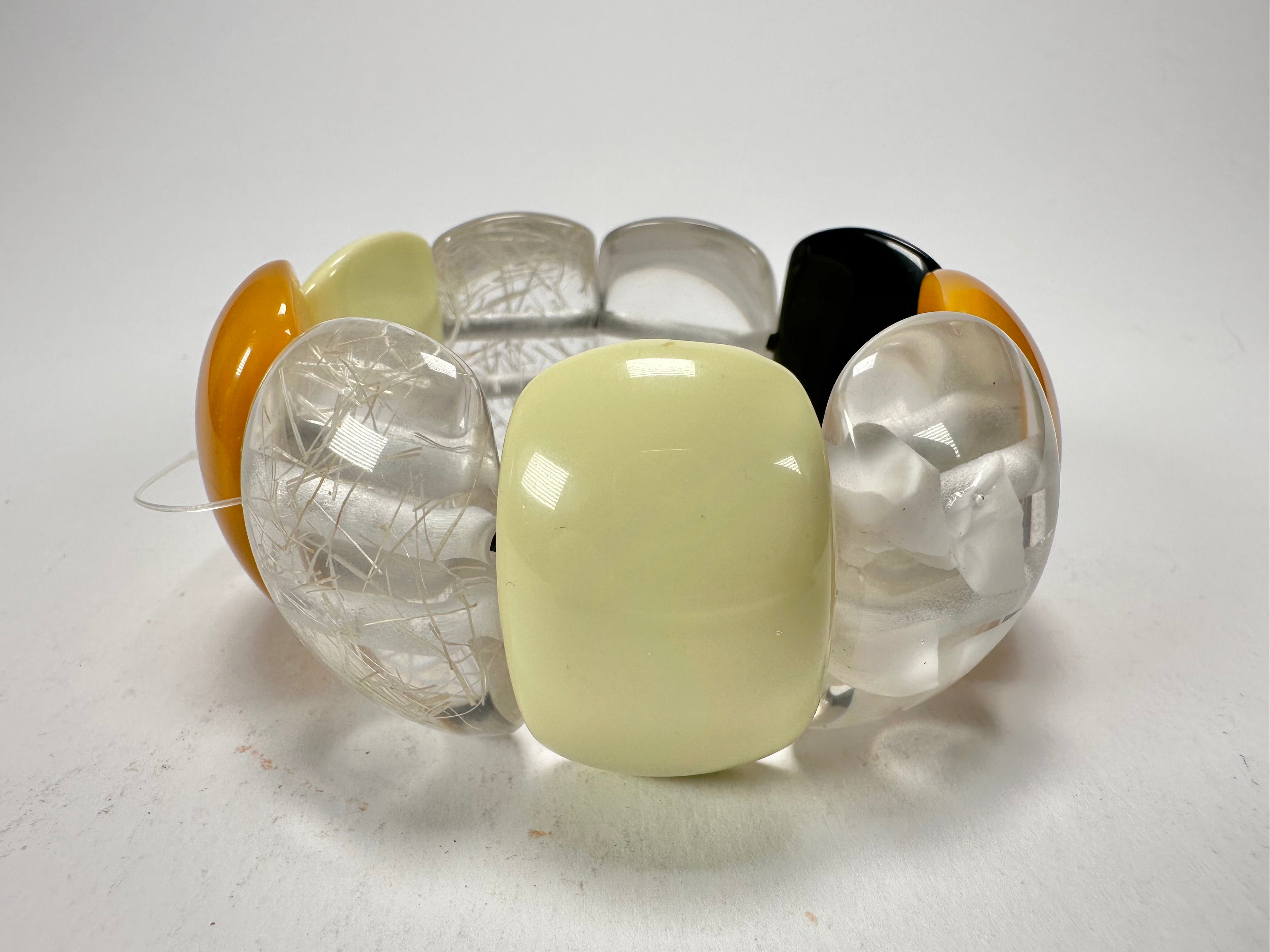 Jackie Brazil "Maria" Seasons Mix Elasticated Bracelet ( B0217 )