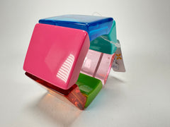 Jackie Brazil "Sabrina" Transparent Summer Mix Elasticated Bracelet ( B0225 )
