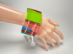 Jackie Brazil "Sabrina" Transparent Summer Mix Elasticated Bracelet ( B0225 )