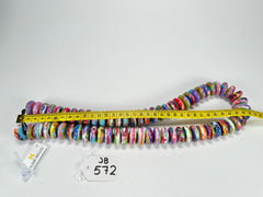 Jackie Brazil "Ana" Kandinsky Resin Wheels 70cm Necklace ( N0044 )