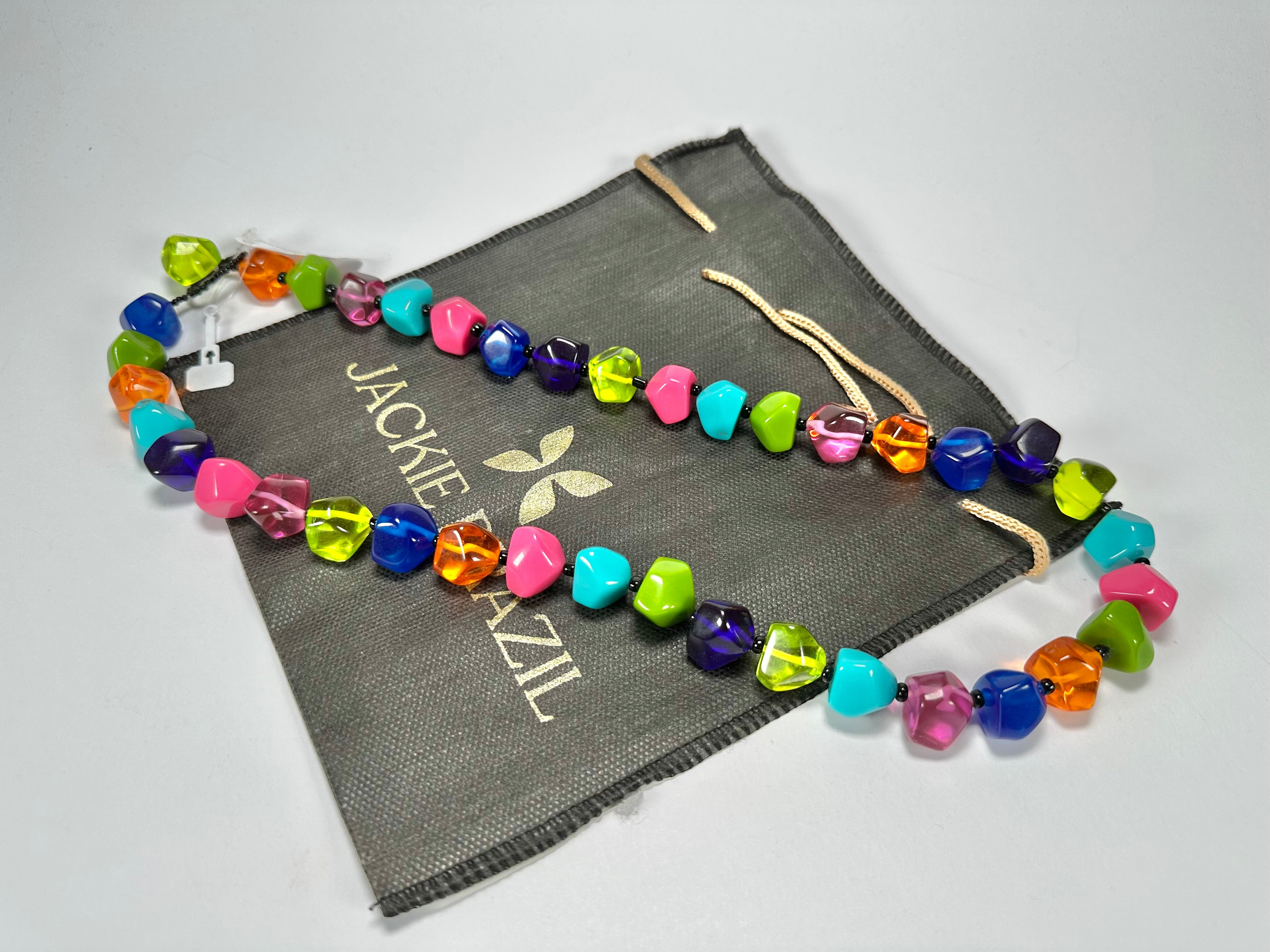 Jackie Brazil "Camille" Paris Mix Small Stones 70cm Necklace ( N0075 )