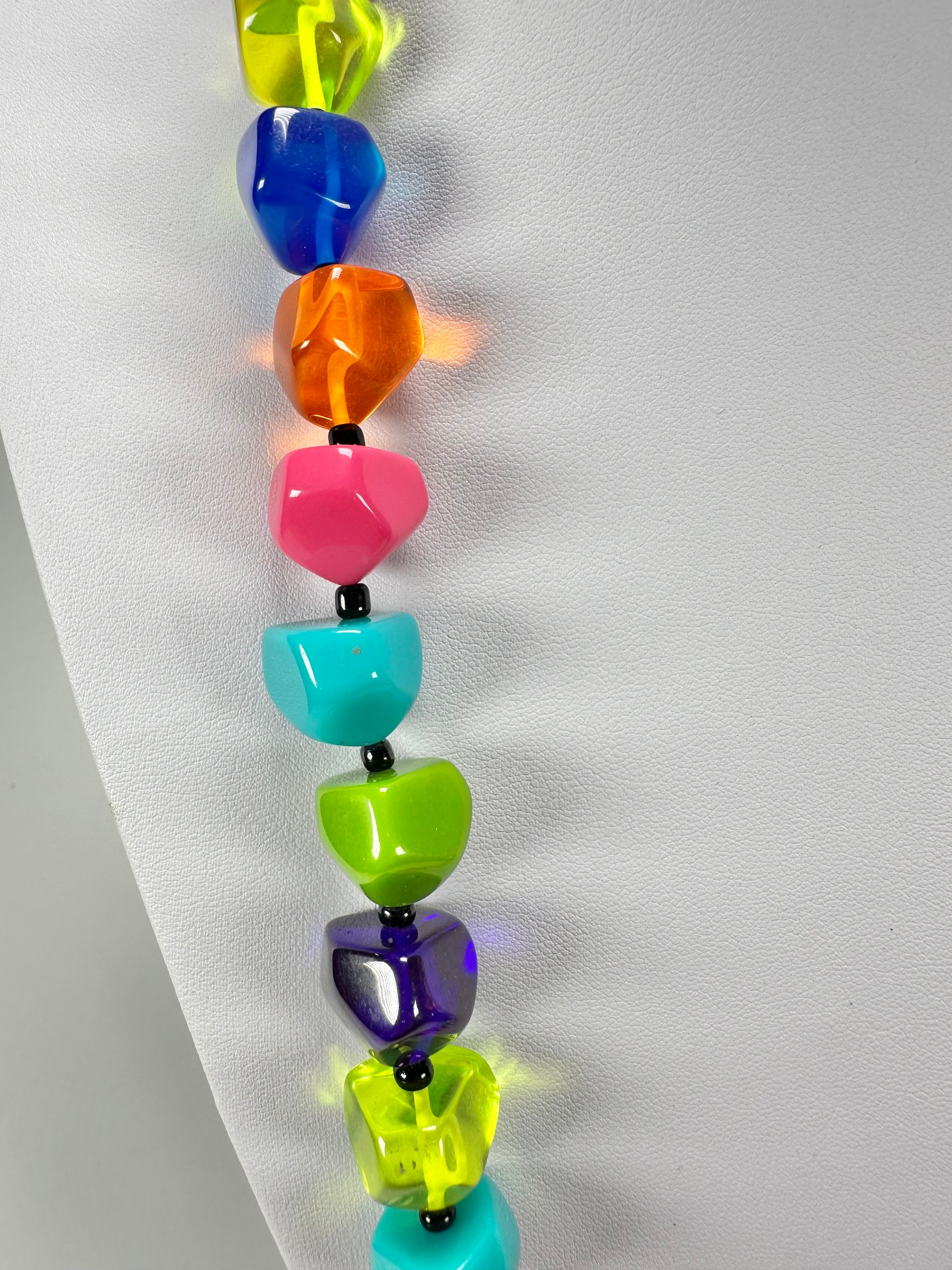 Jackie Brazil "Camille" Paris Mix Small Stones 70cm Necklace ( N0075 )