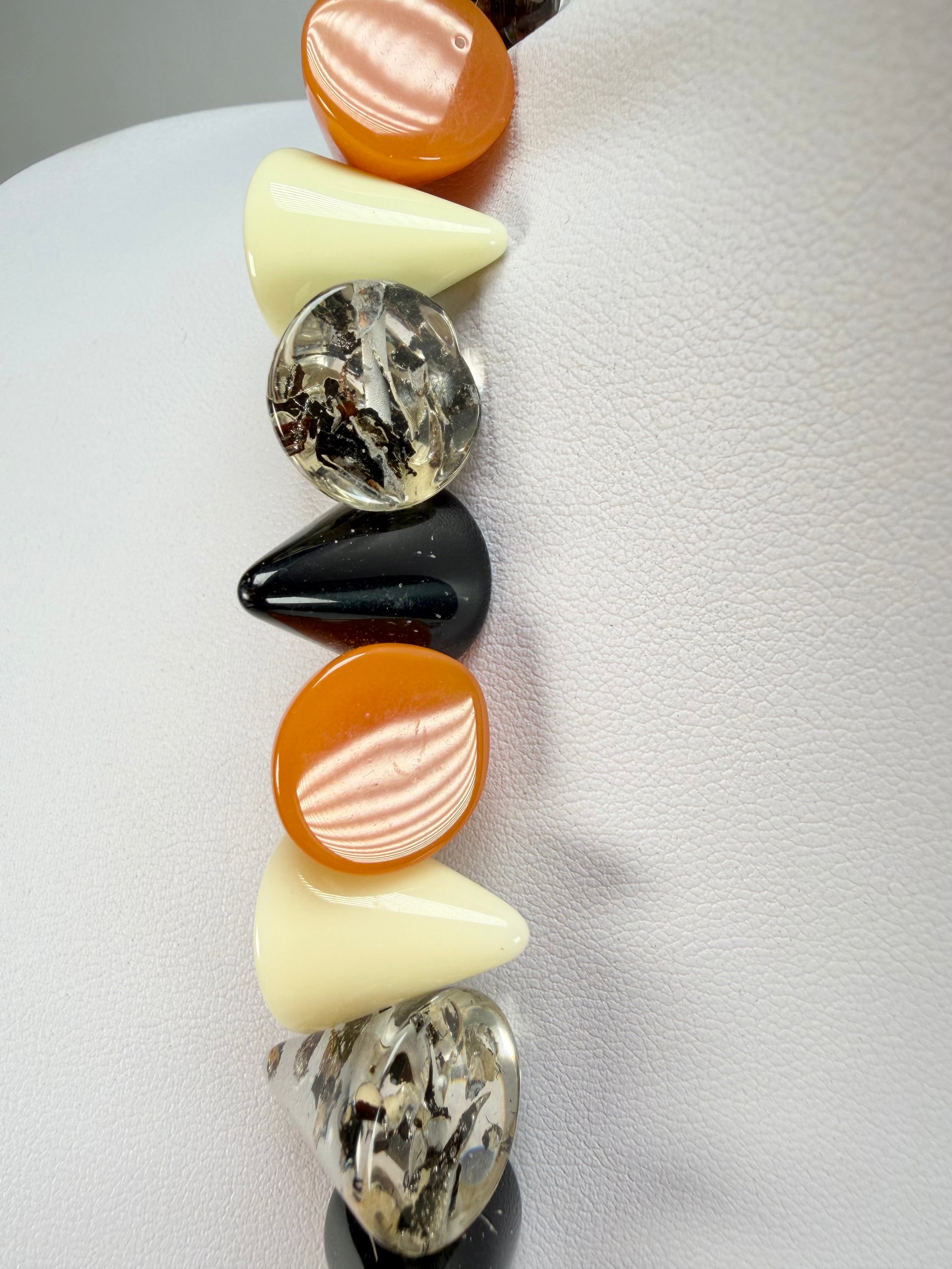 Jackie Brazil "Corina" Small Cones Seasons Mix 55cm Necklace ( N0058 )