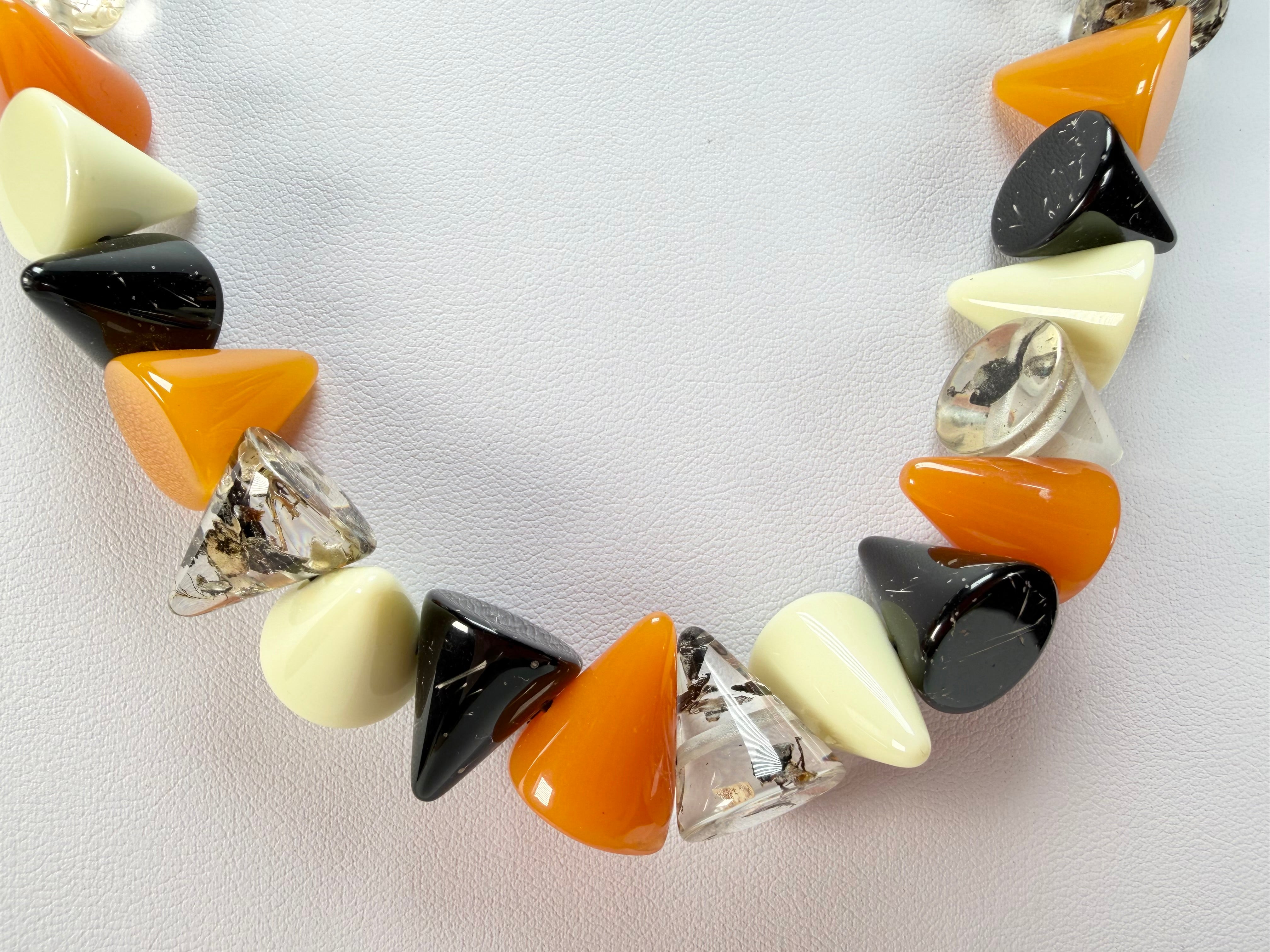Jackie Brazil "Corina" Small Cones Seasons Mix 55cm Necklace ( N0058 )