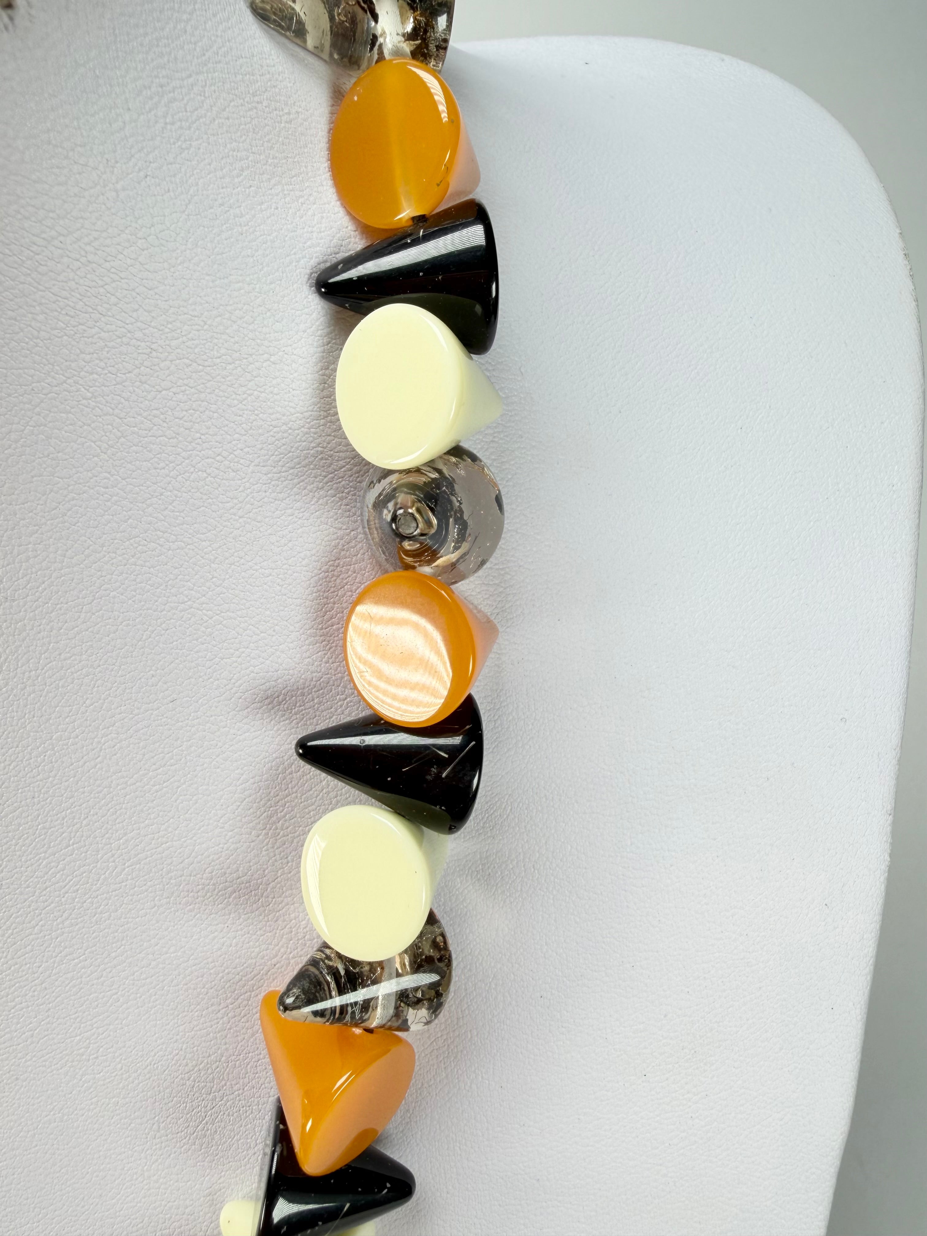 Jackie Brazil "Corina" Small Cones Seasons Mix 55cm Necklace ( N0058 )