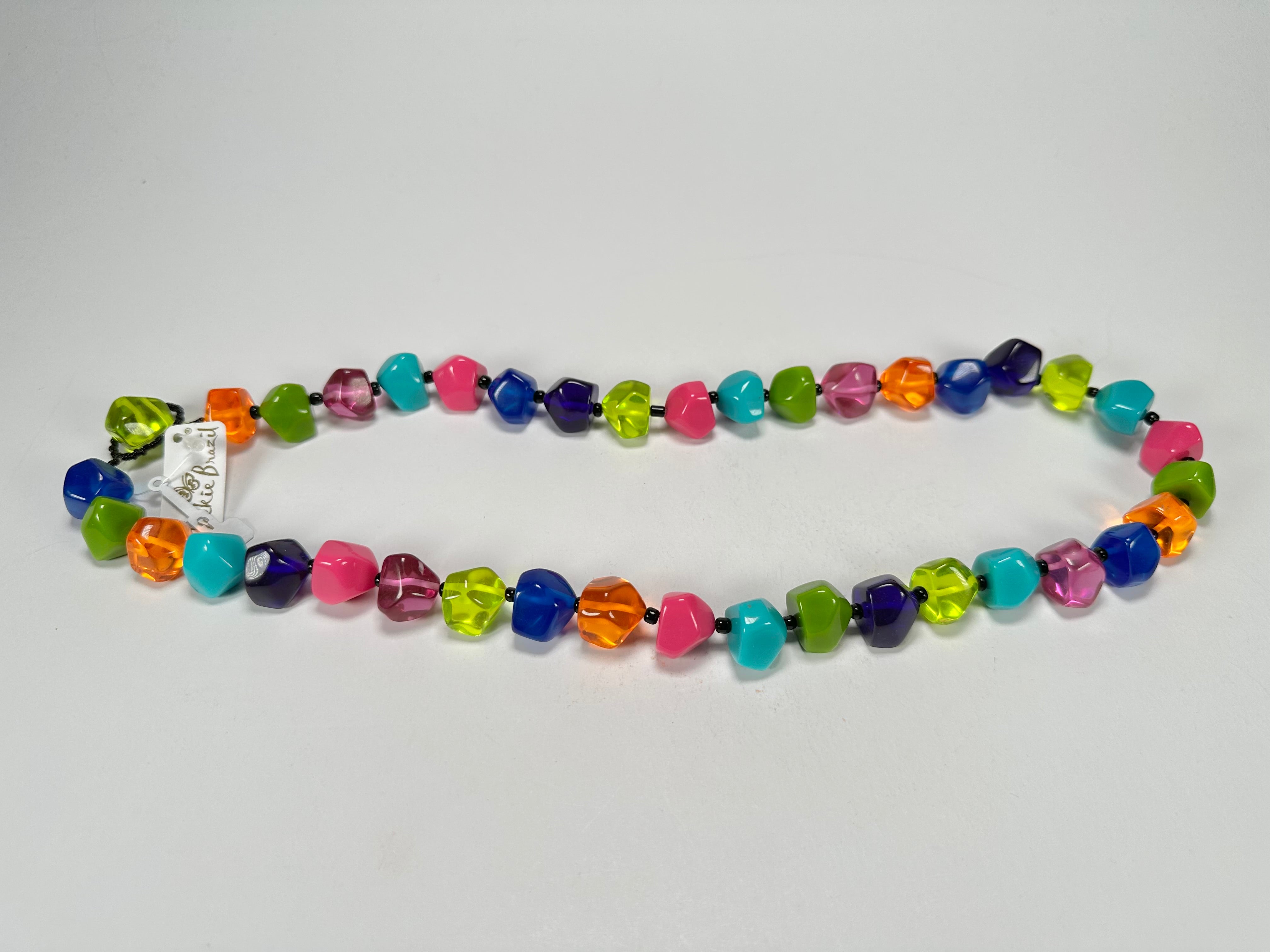 Jackie Brazil "Camille" Paris Mix Small Stones 70cm Necklace ( N0075 )