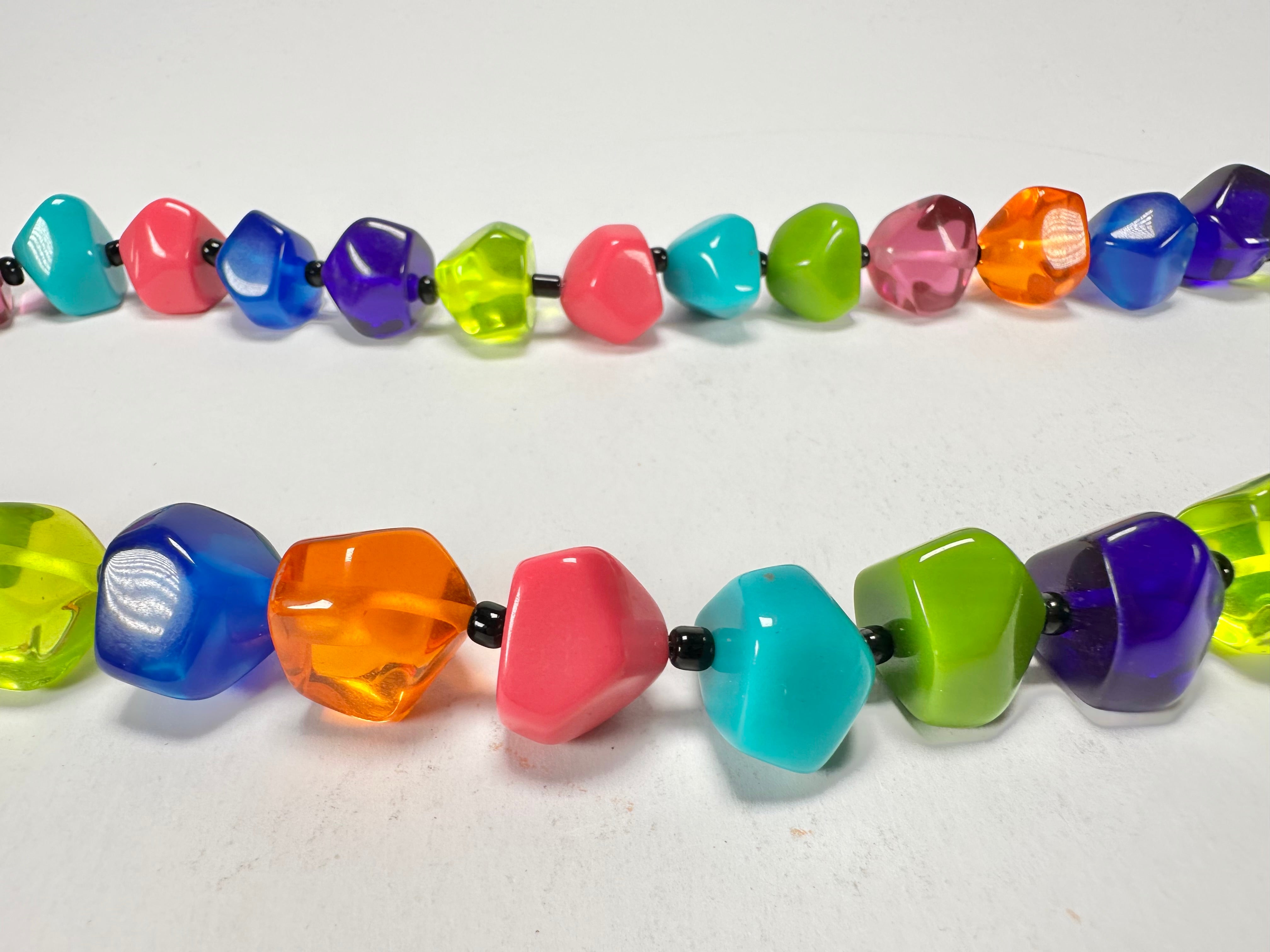 Jackie Brazil "Camille" Paris Mix Small Stones 70cm Necklace ( N0075 )