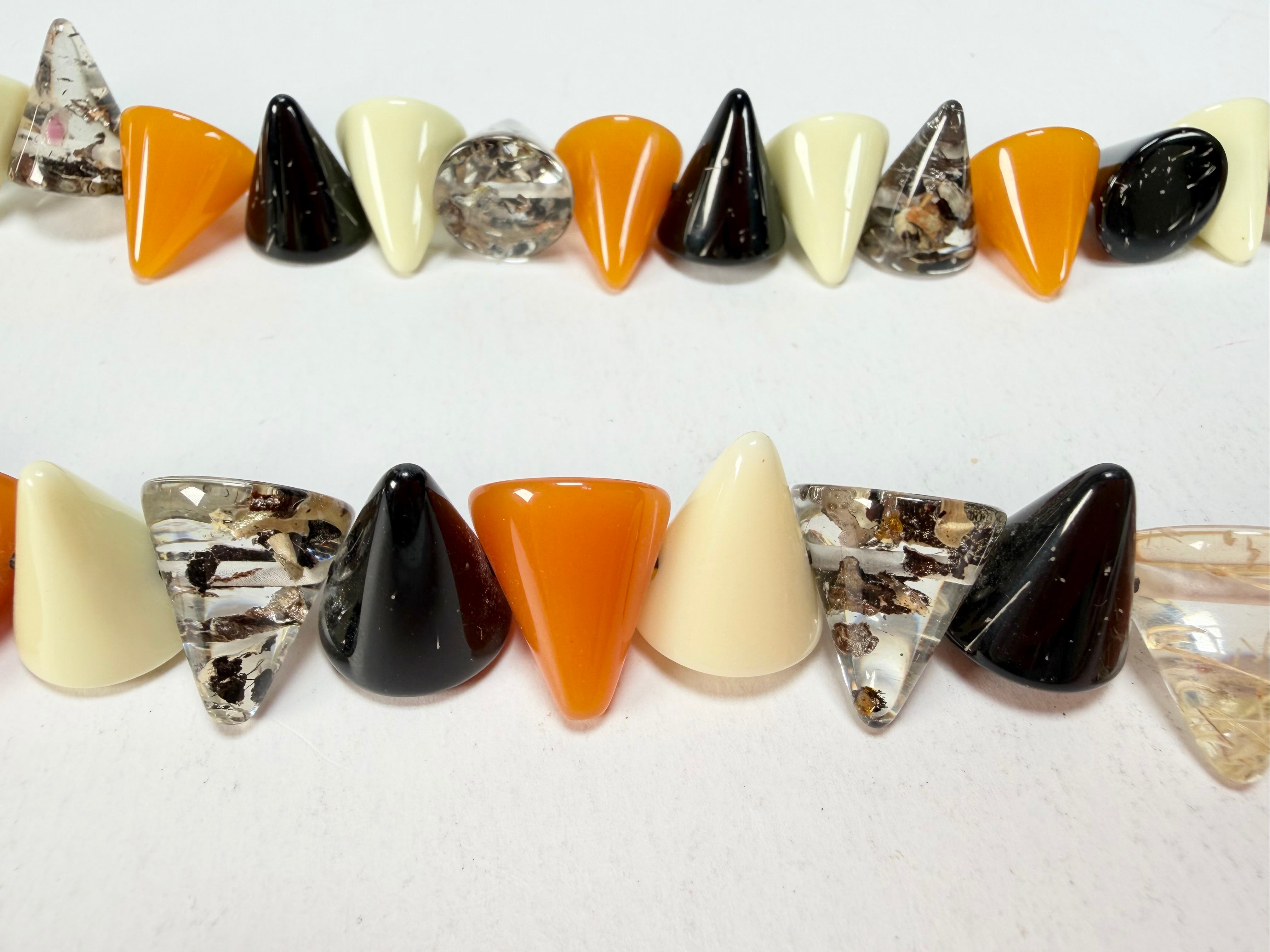 Jackie Brazil "Corina" Small Cones Seasons Mix 55cm Necklace ( N0058 )