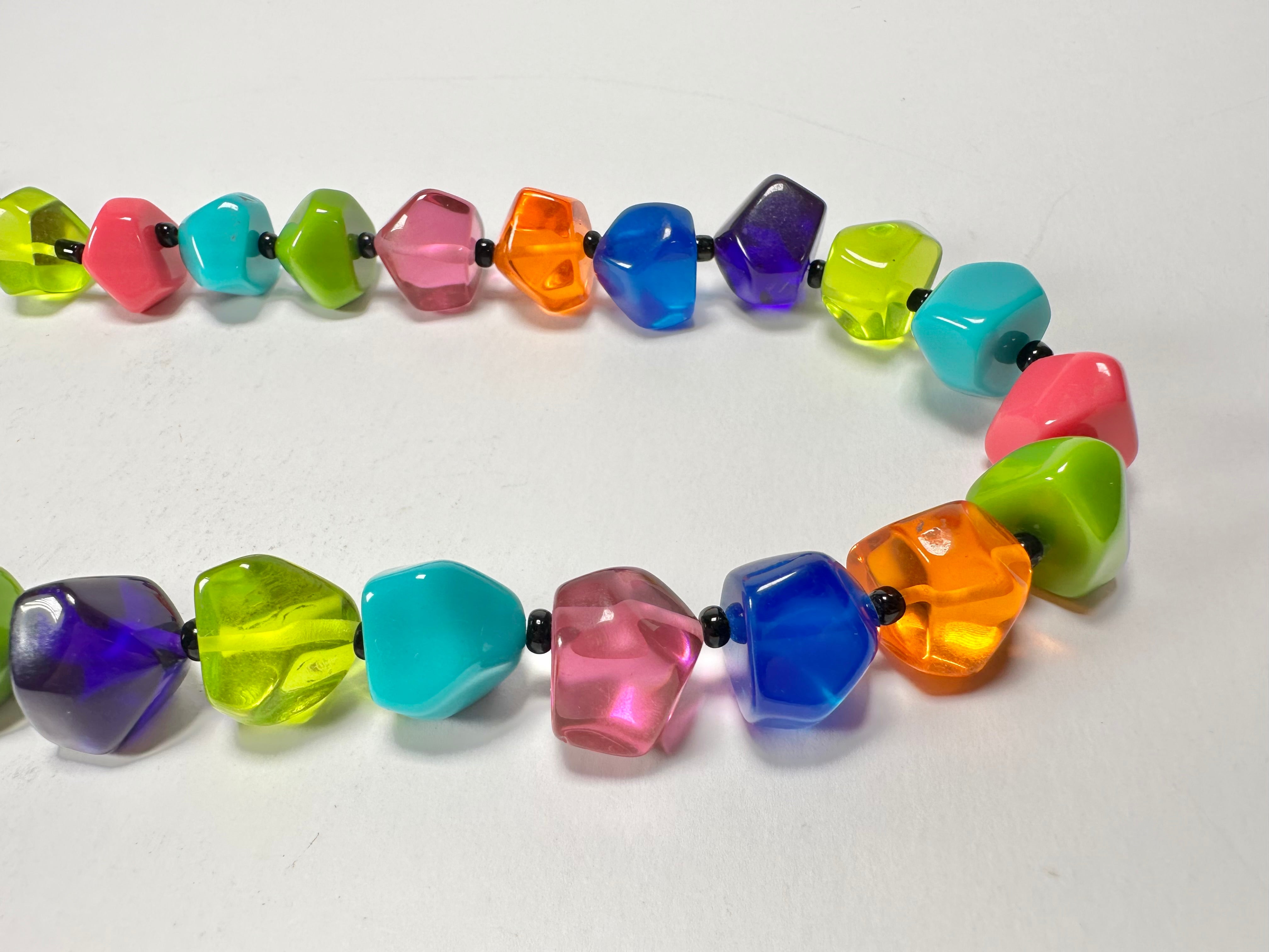 Jackie Brazil "Camille" Paris Mix Small Stones 70cm Necklace ( N0075 )