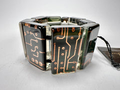 Jackie Brazil "Queen" Digital Flash 9 Squares Elasticated Bracelet ( B3236 )