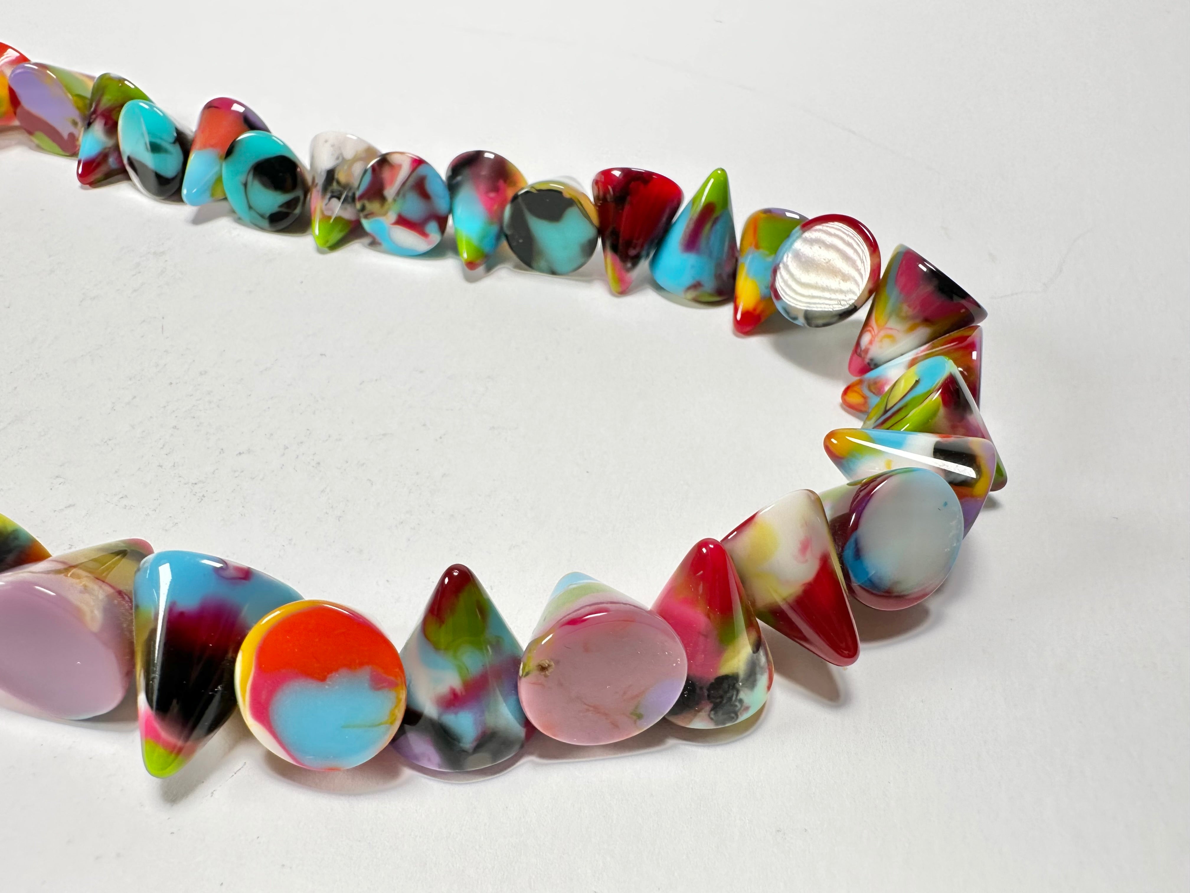 Jackie Brazil "Corina" Small Cones Kandinsky 55cm Necklace ( N0058 )