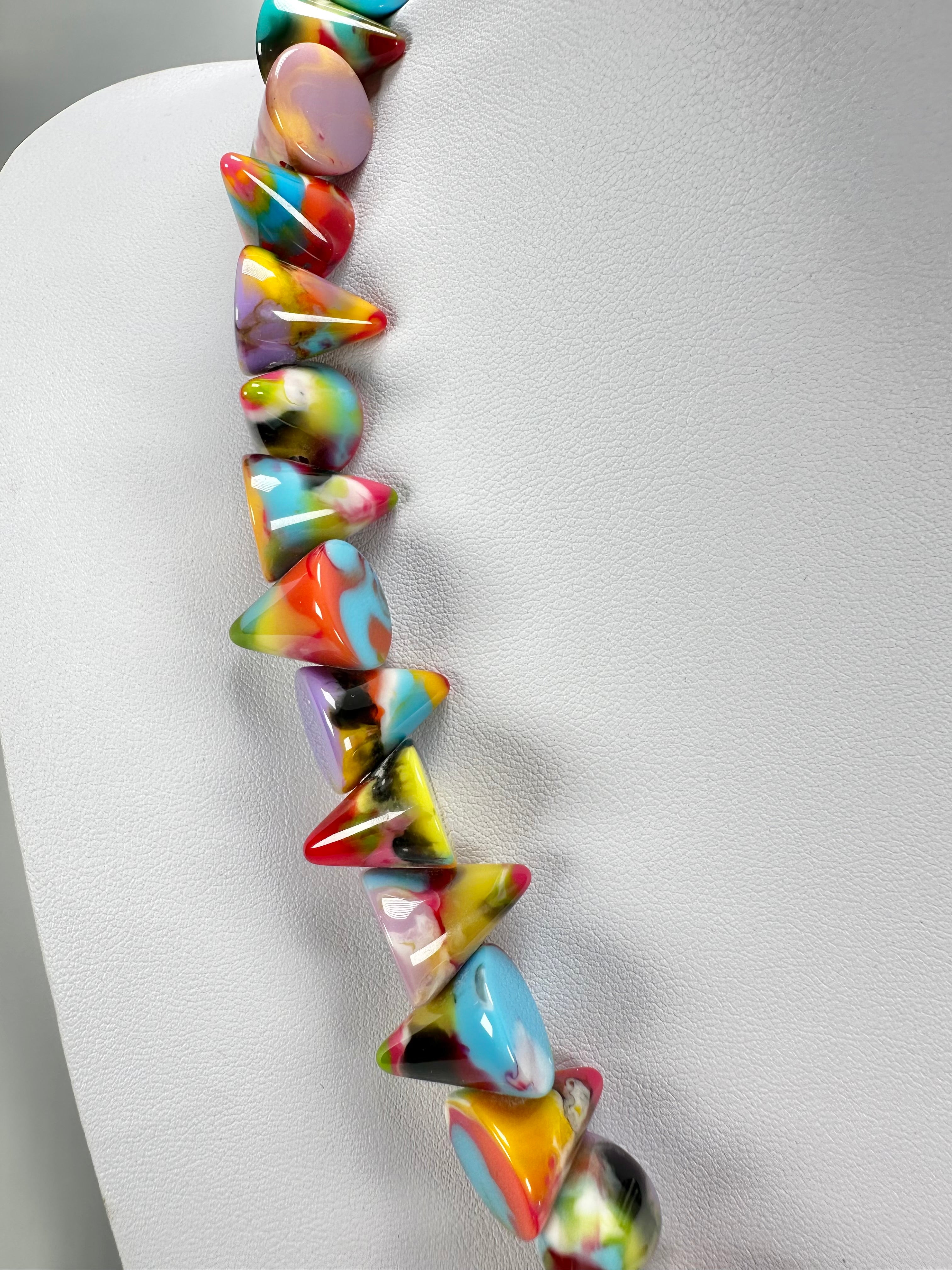 Jackie Brazil "Corina" Small Cones Kandinsky 55cm Necklace ( N0058 )