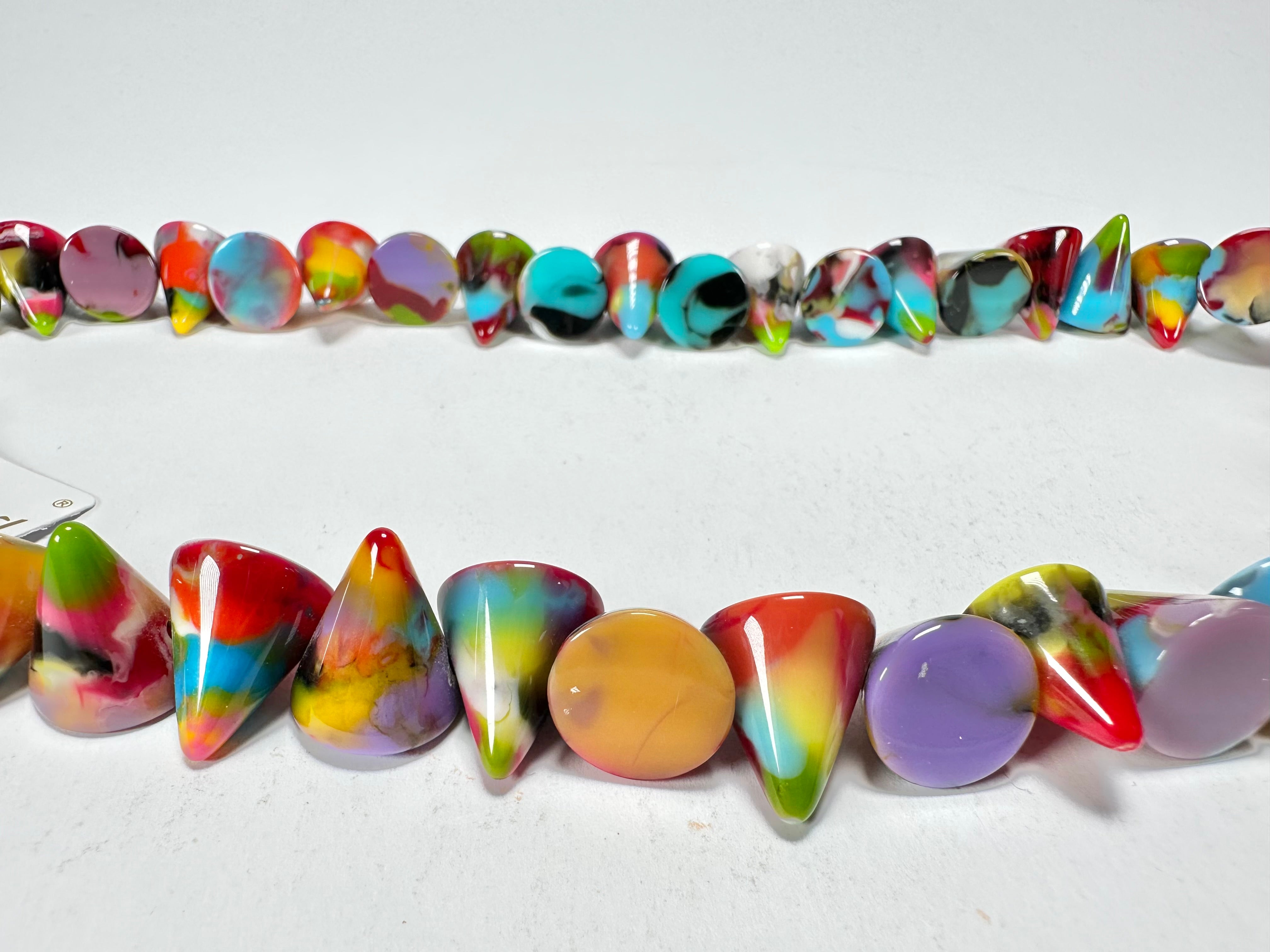 Jackie Brazil "Corina" Small Cones Kandinsky 55cm Necklace ( N0058 )