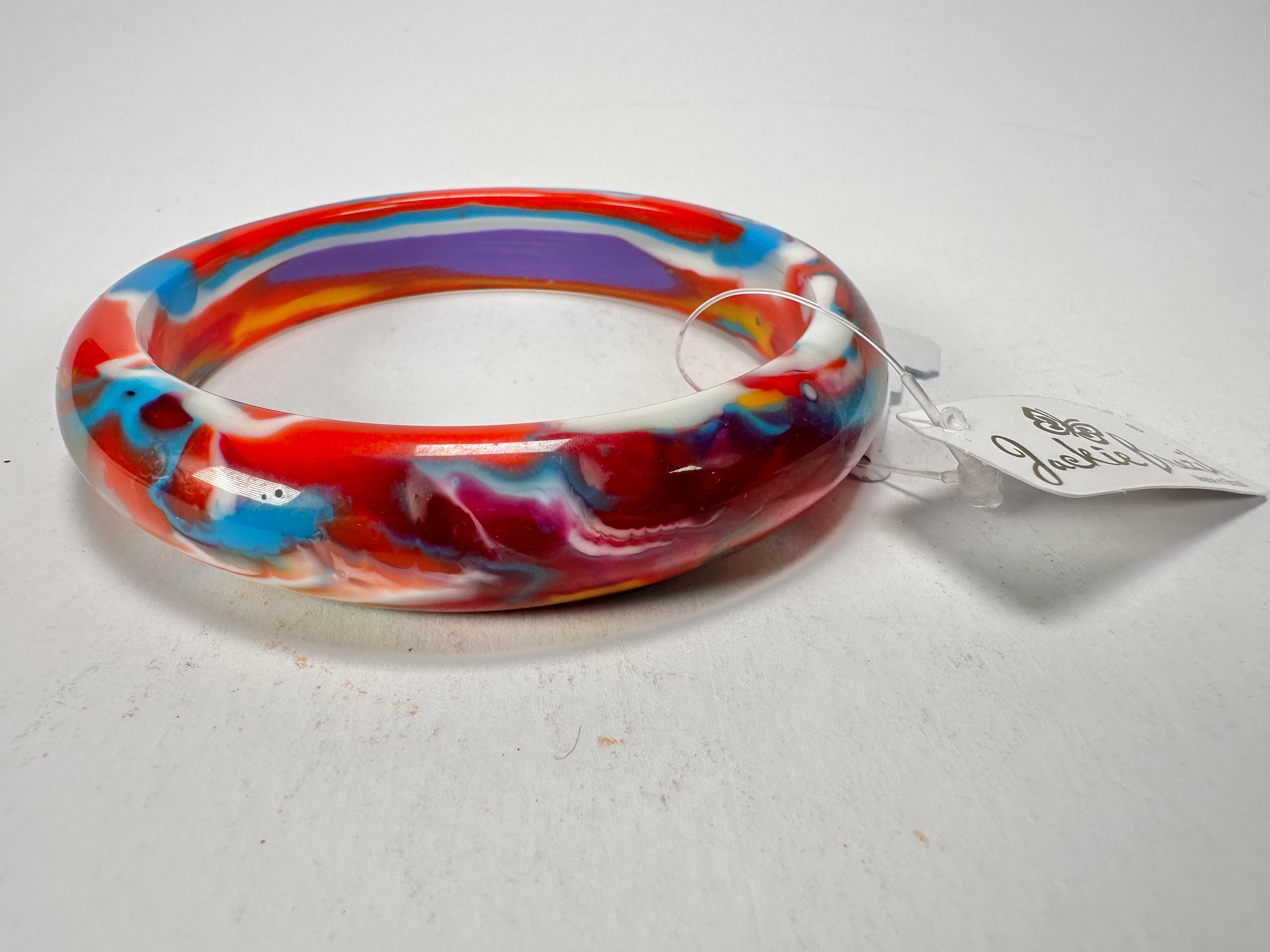 Jackie Brazil "Cushie" Kandinsky Solid Round 1.3cm Bangle ( B0300 )