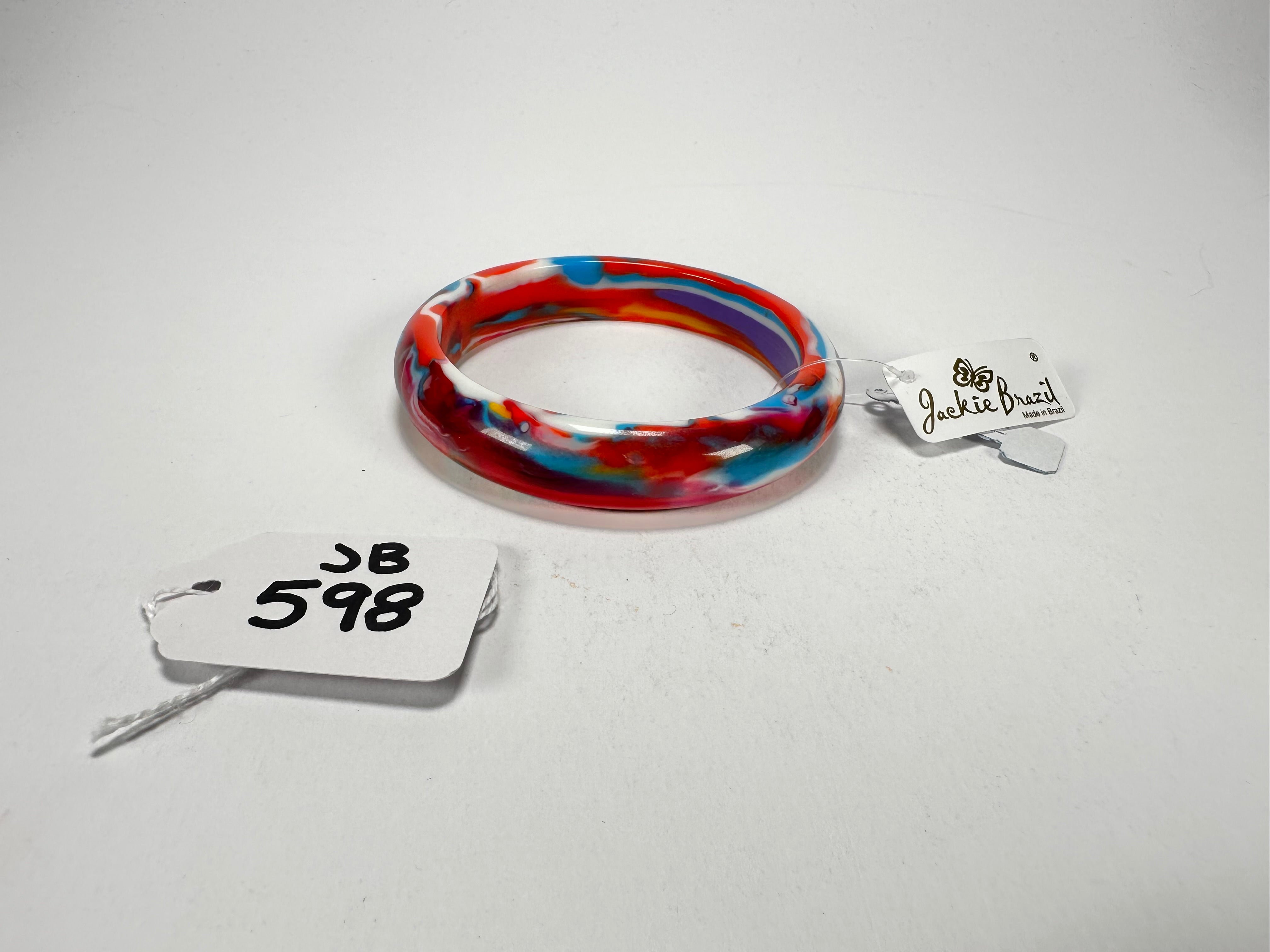 Jackie Brazil "Cushie" Kandinsky Solid Round 1.3cm Bangle ( B0300 )