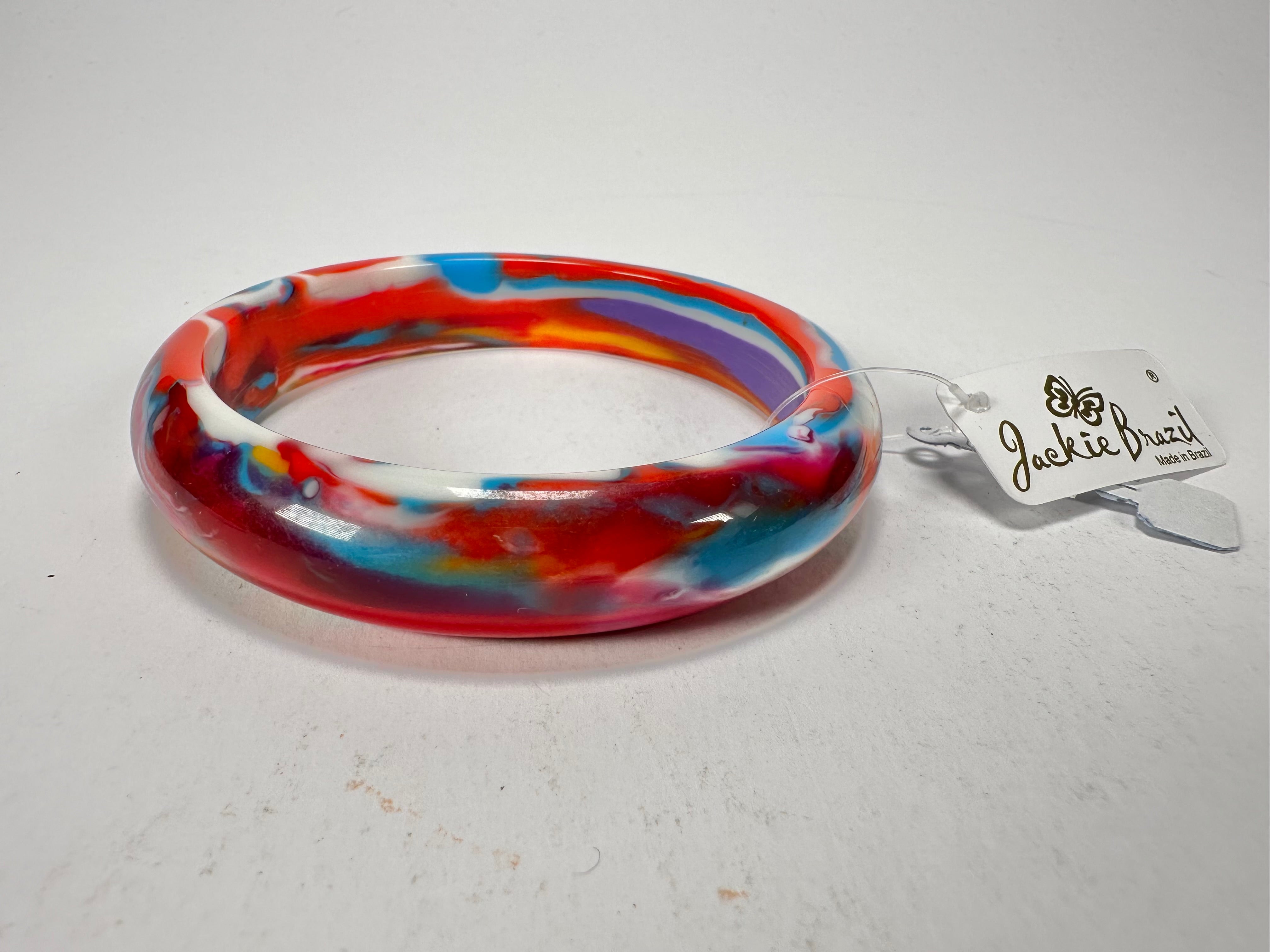 Jackie Brazil "Cushie" Kandinsky Solid Round 1.3cm Bangle ( B0300 )