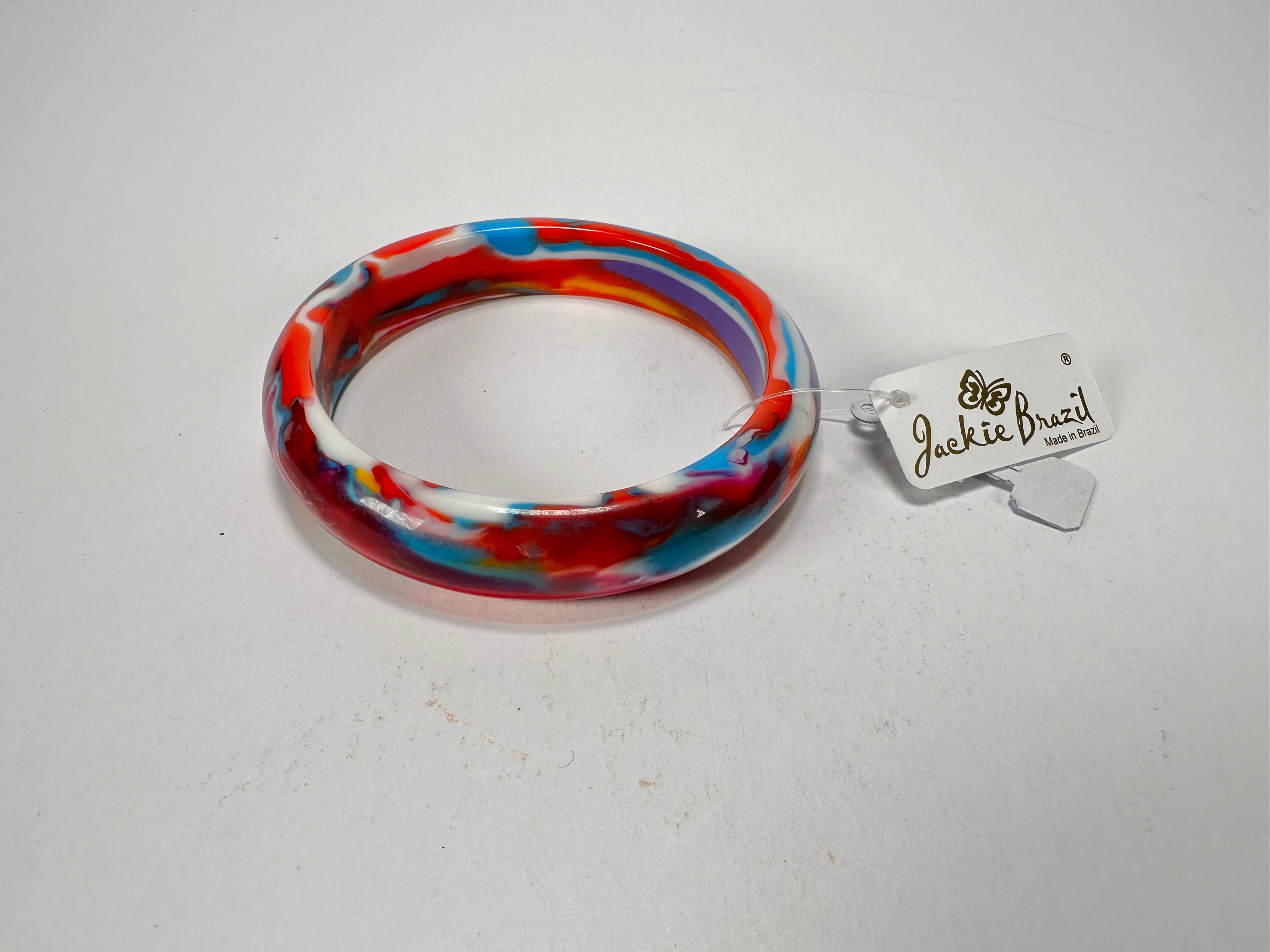 Jackie Brazil "Cushie" Kandinsky Solid Round 1.3cm Bangle ( B0300 )