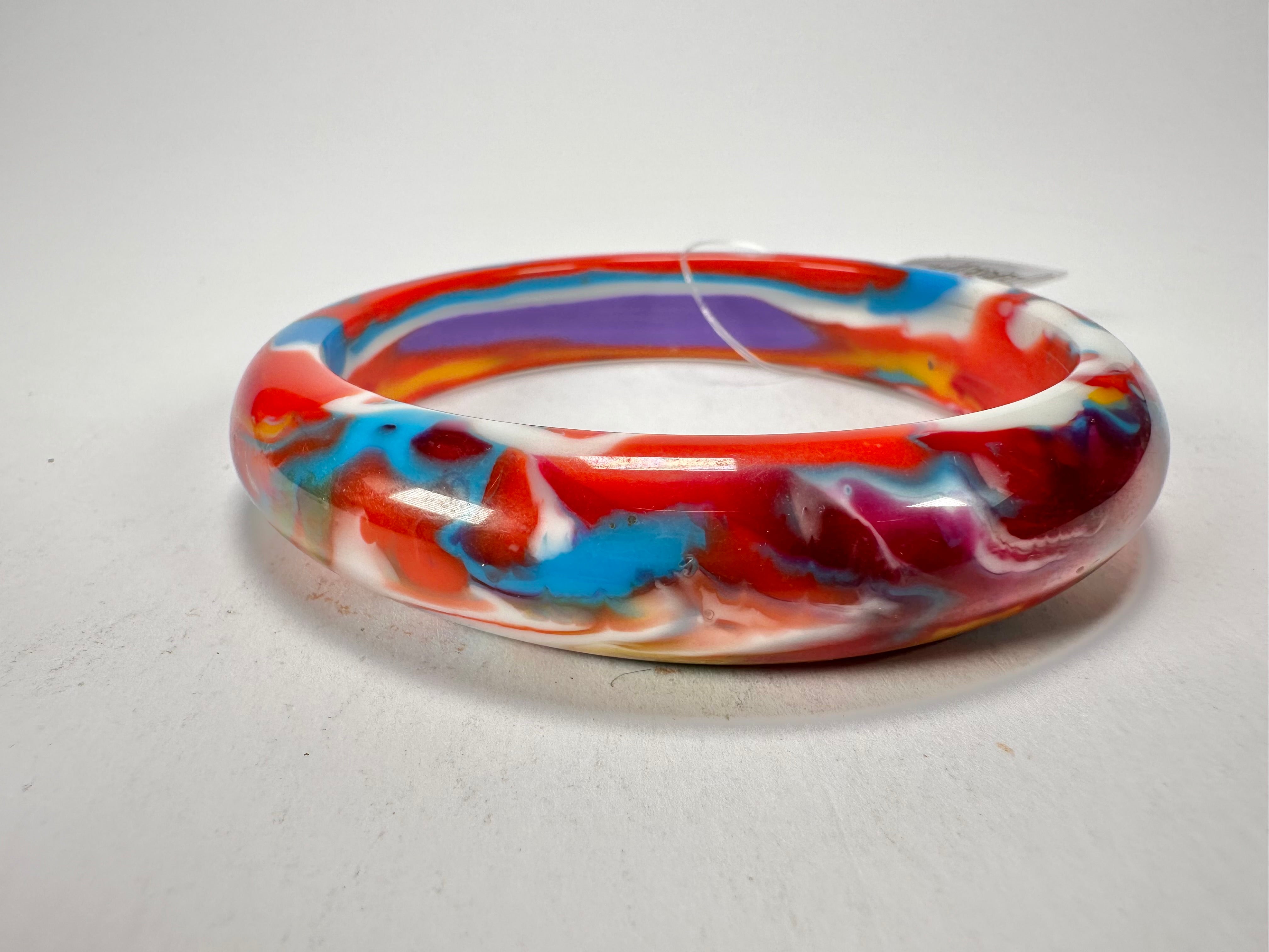 Jackie Brazil "Cushie" Kandinsky Solid Round 1.3cm Bangle ( B0300 )