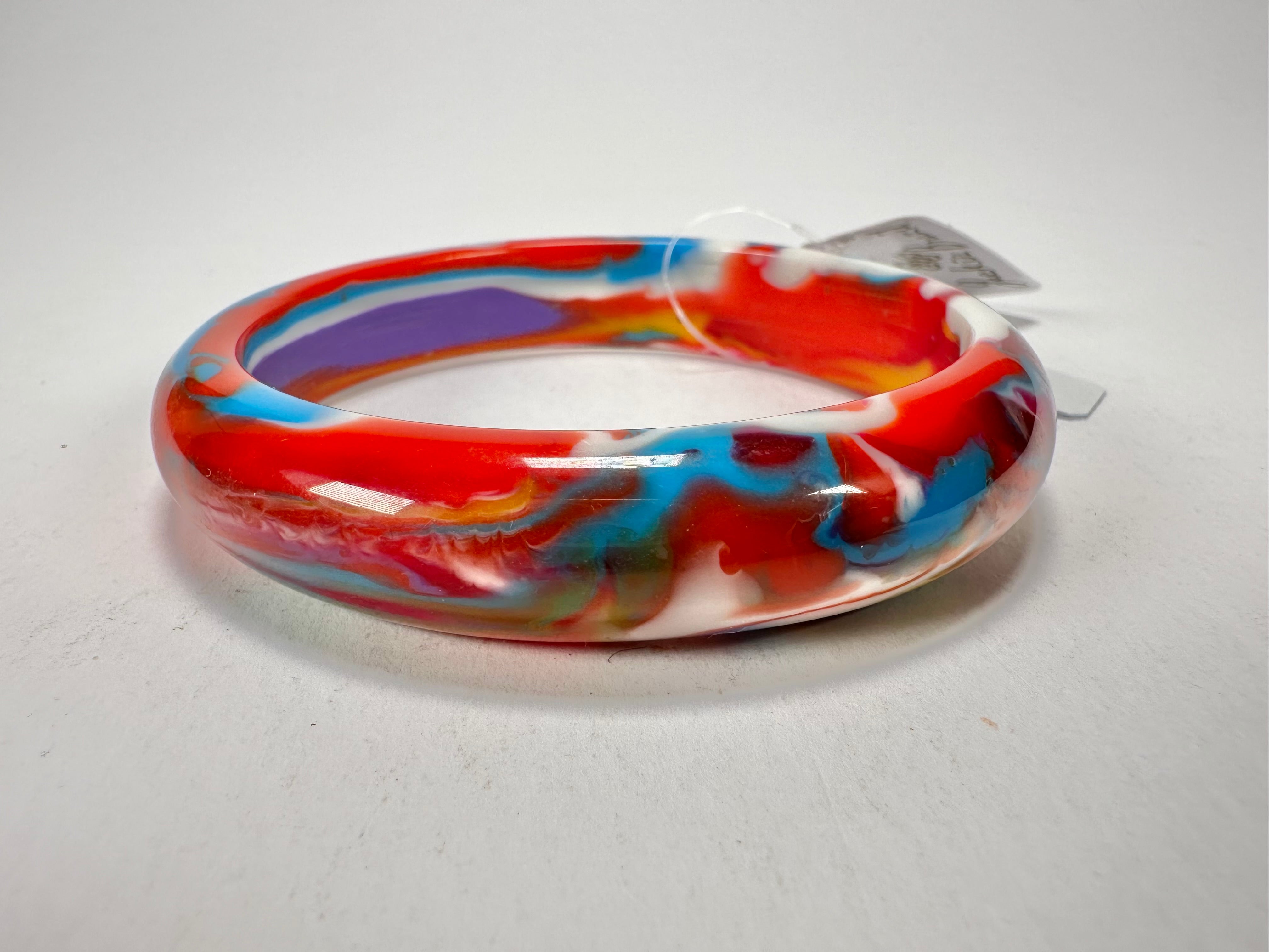 Jackie Brazil "Cushie" Kandinsky Solid Round 1.3cm Bangle ( B0300 )