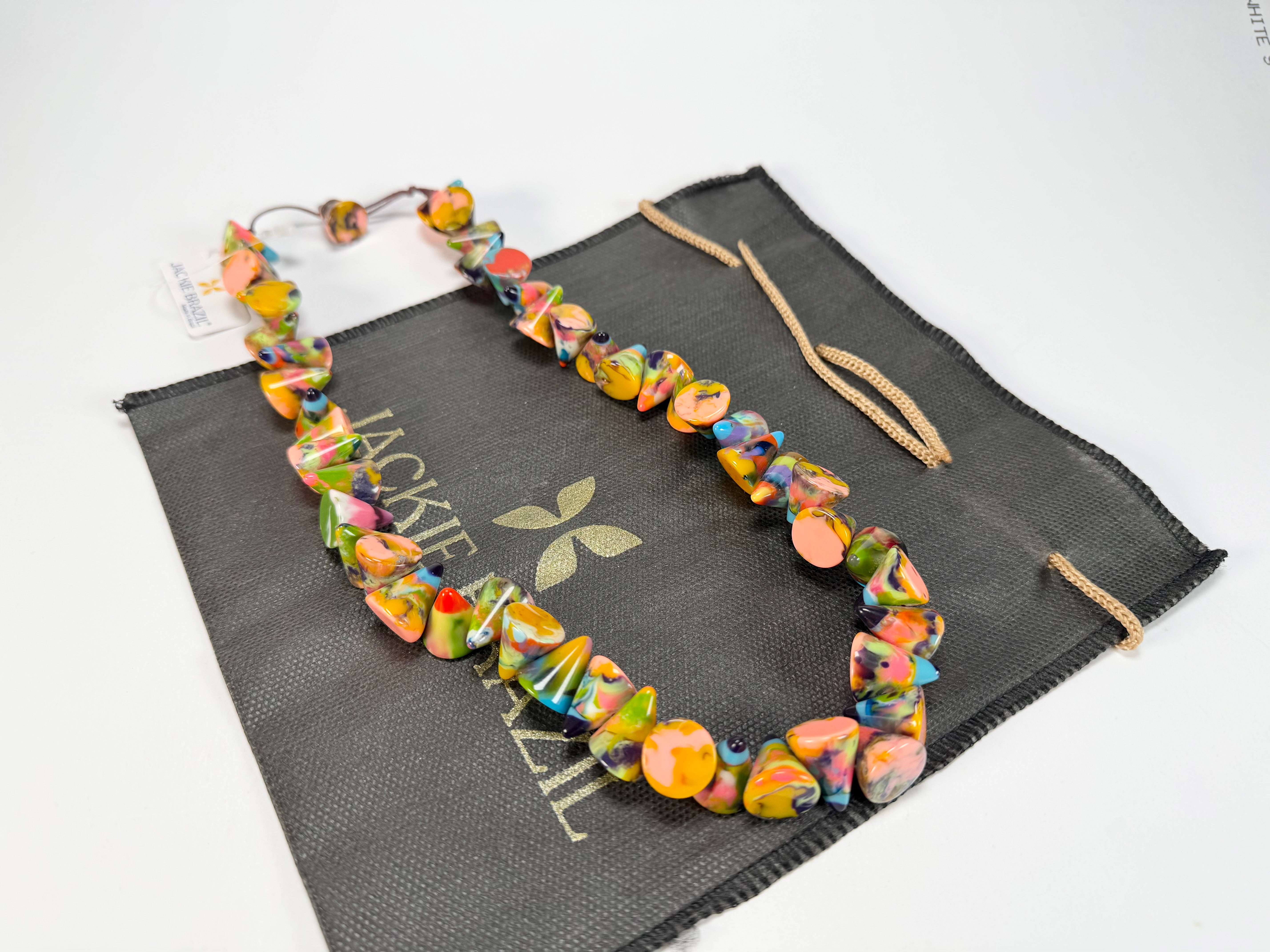 Jackie Brazil "Corina" Small Cones Kandinsky 55cm Necklace ( N0058 )