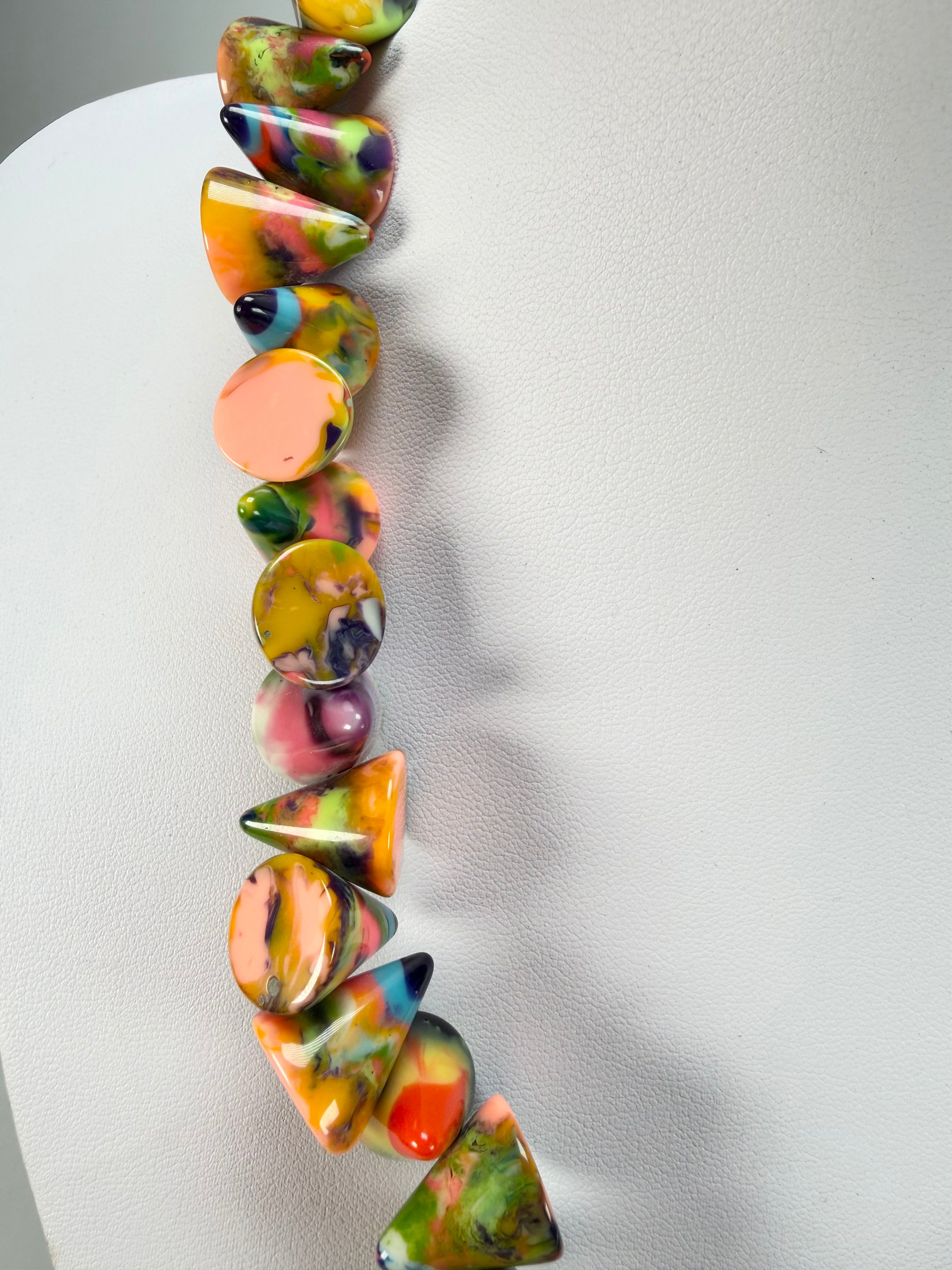 Jackie Brazil "Corina" Small Cones Kandinsky 55cm Necklace ( N0058 )