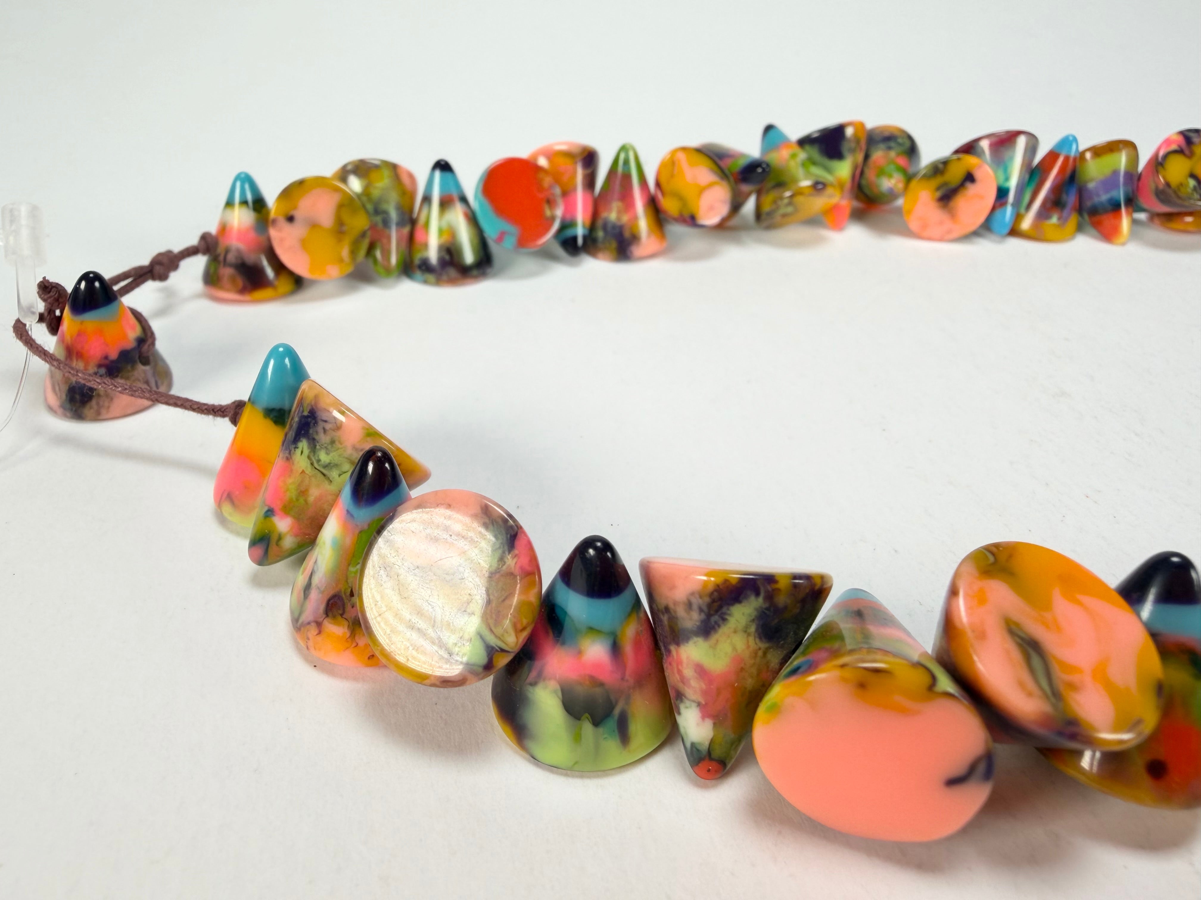 Jackie Brazil "Corina" Small Cones Kandinsky 55cm Necklace ( N0058 )
