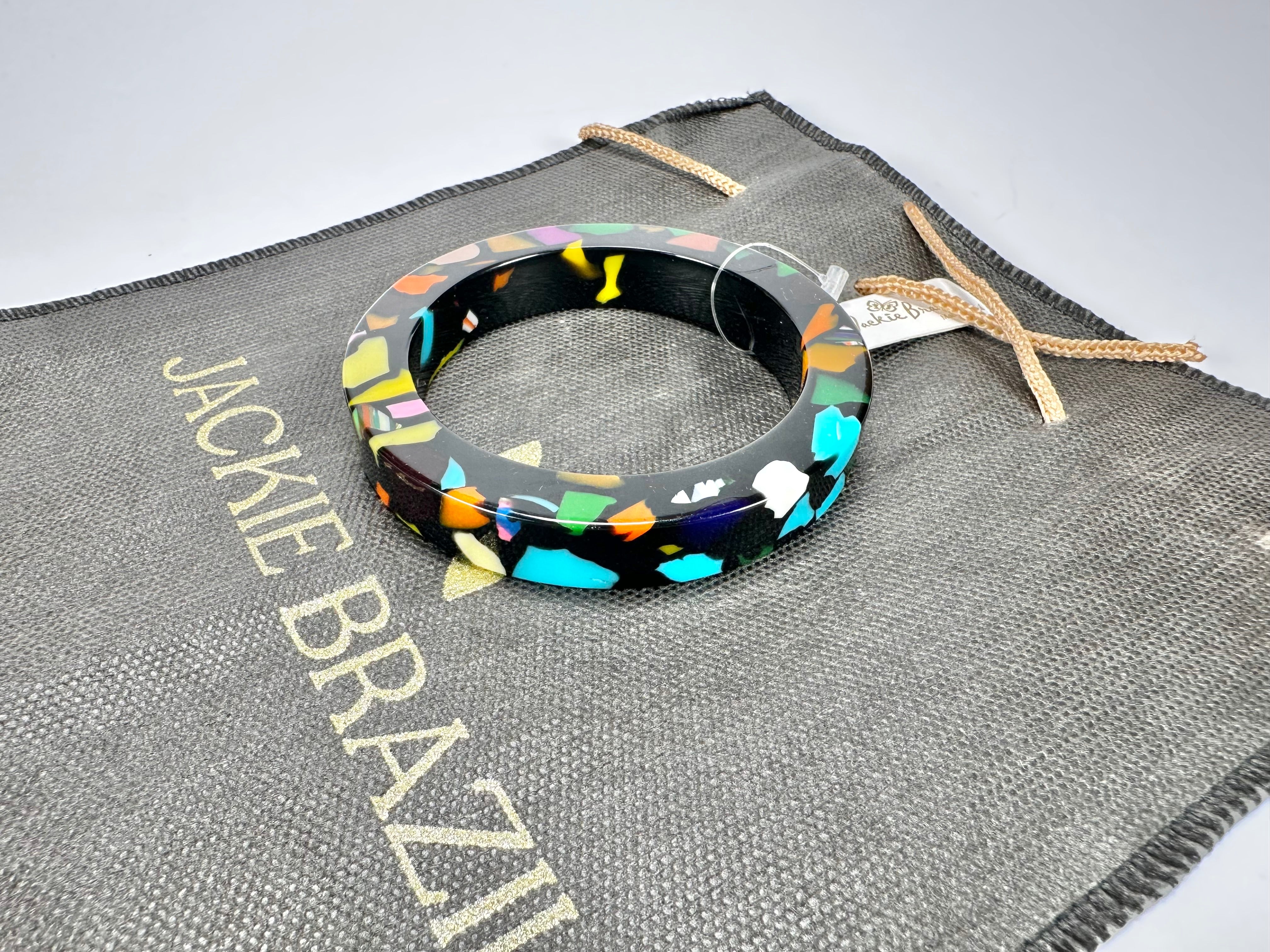 Jackie Brazil "Art Deco" Solid Round 1.3cm Bangle ( B3087 )