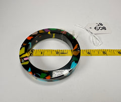 Jackie Brazil "Art Deco" Solid Round 1.3cm Bangle ( B3087 )