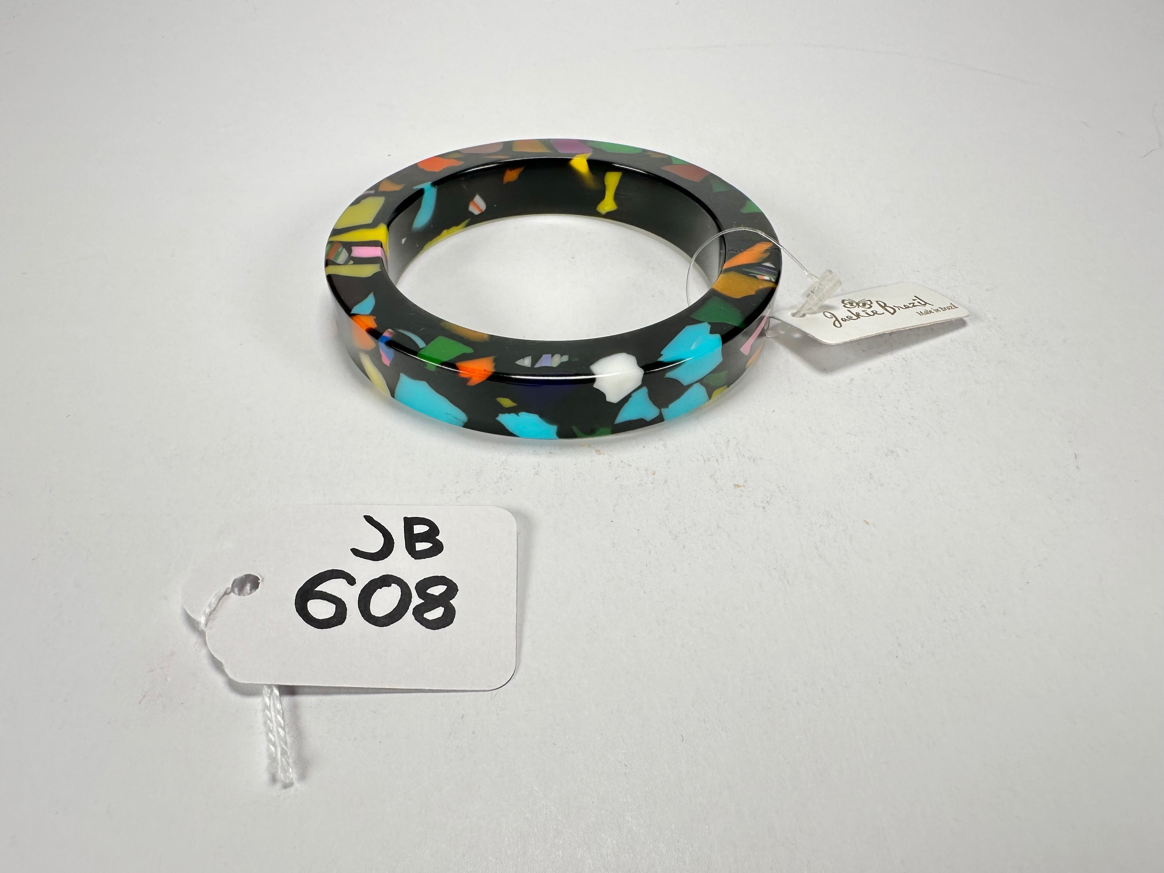 Jackie Brazil "Art Deco" Solid Round 1.3cm Bangle ( B3087 )
