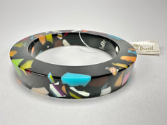 Jackie Brazil "Art Deco" Solid Round 1.3cm Bangle ( B3087 )