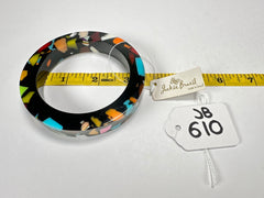 Jackie Brazil "Art Deco" Solid Round 1.3cm Bangle ( B3087 )