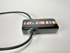Jackie Brazil "Bar Code" Small Liquorice Pendant On Cord Resin Necklace ( N2214 )
