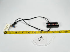 Jackie Brazil "Bar Code" Small Liquorice Pendant On Cord Resin Necklace ( N2214 )