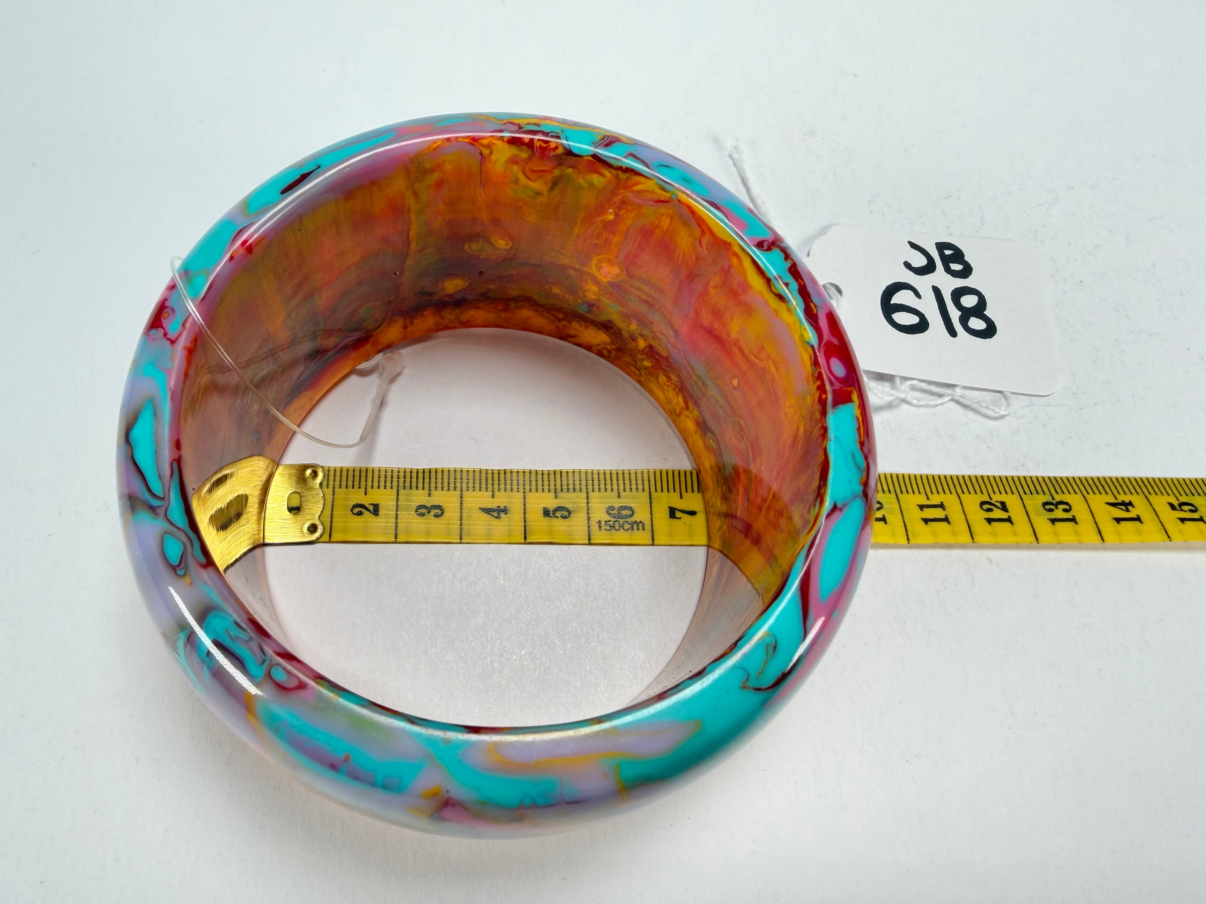 Jackie Brazil "Carmen" Kandinsky 5cm Resin Bangle ( B2500 )