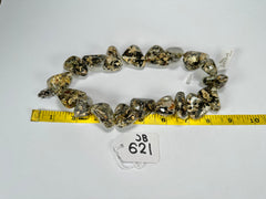 Jackie Brazil "Diamonds" Seaweed Flintstone Bone 55cm Necklace ( N0061 )