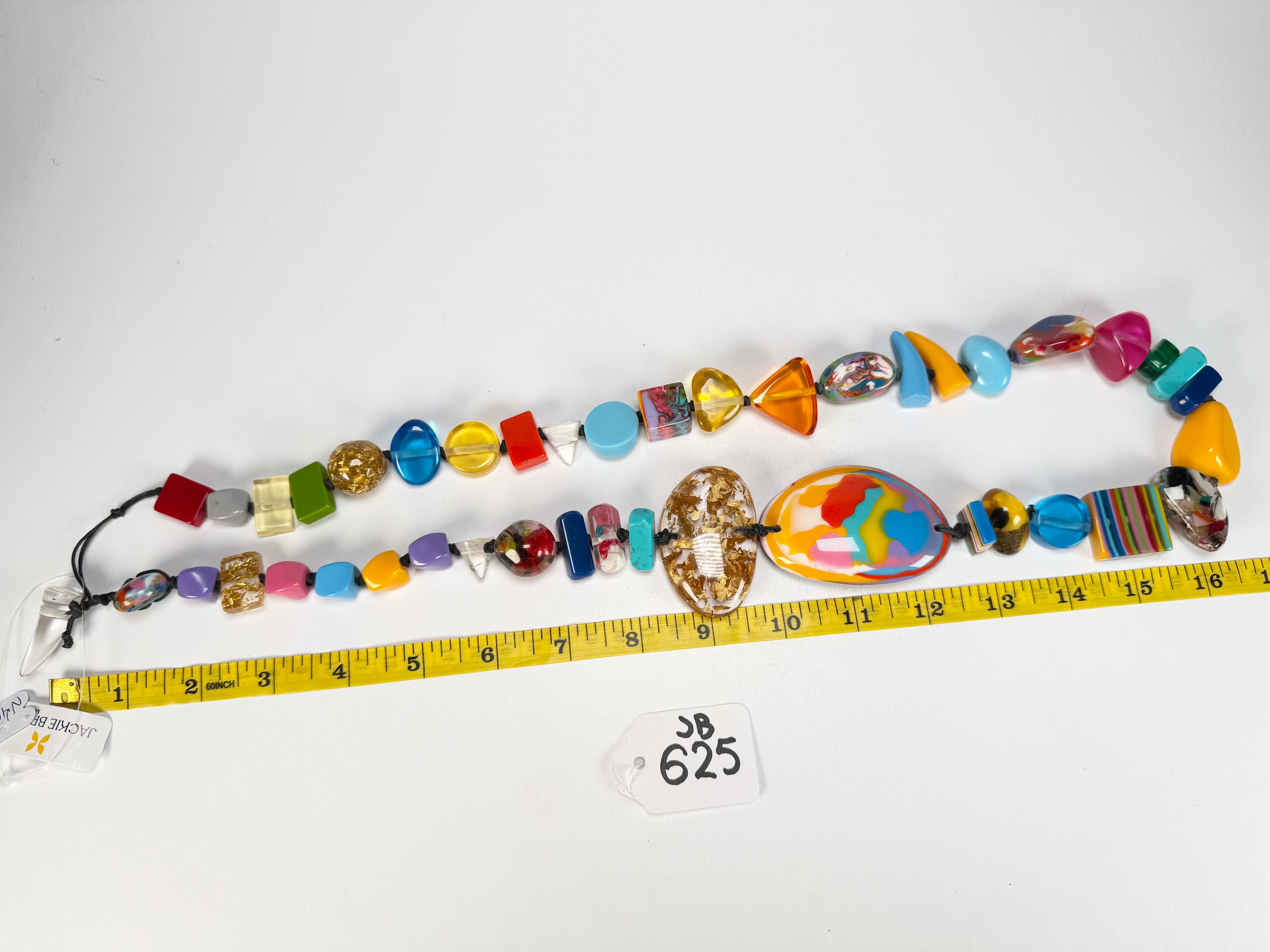 Jackie Brazil "Fusion" Mix Colours Long 110cm Bead Necklace ( N0040 )