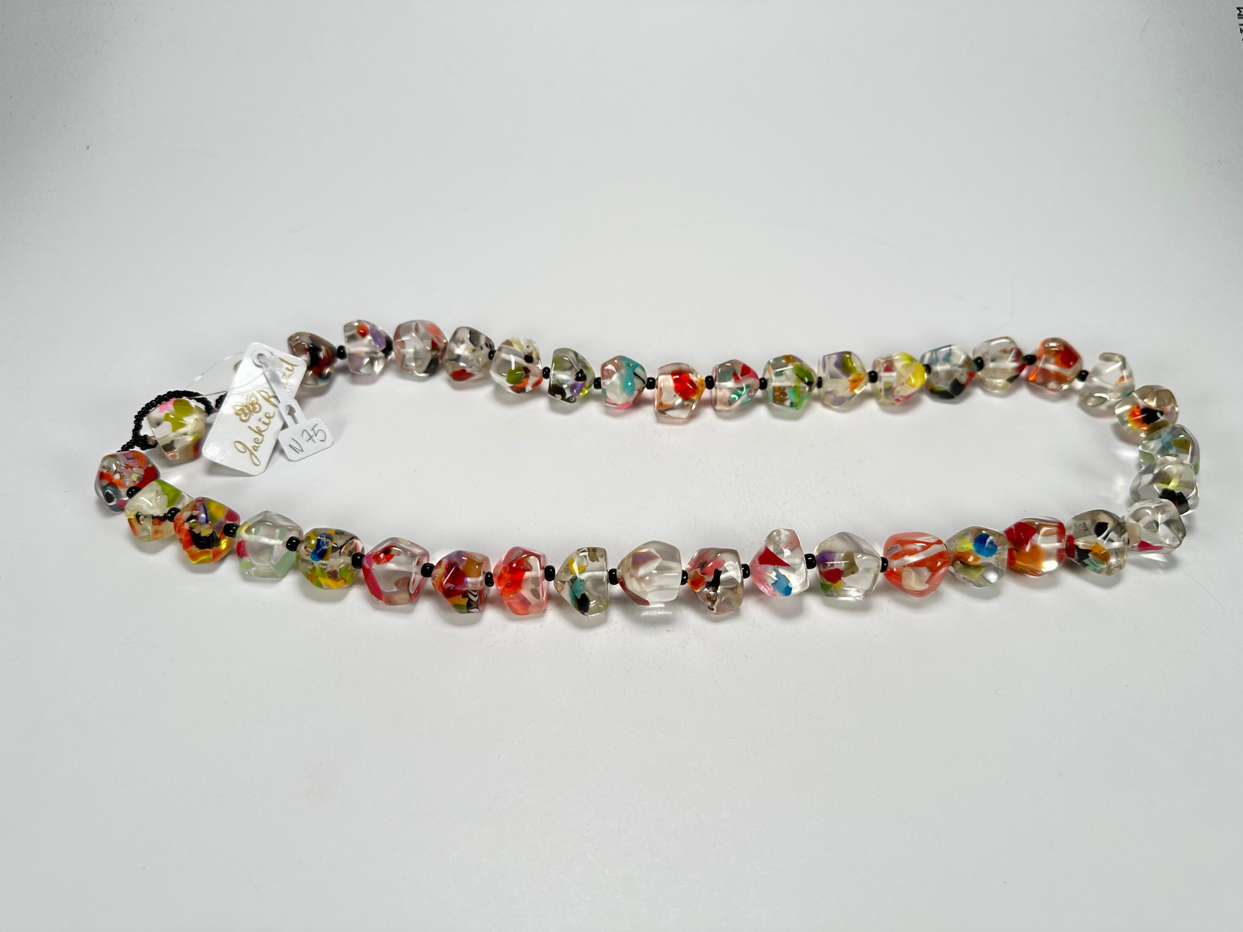 Jackie Brazil "Camille" Cascade Small Stones 70cm Necklace ( N0075 )