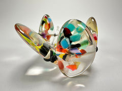 Jackie Brazil "Riverstones" Cascade Large Flat Stones On Elastic Bracelet ( B3716 )