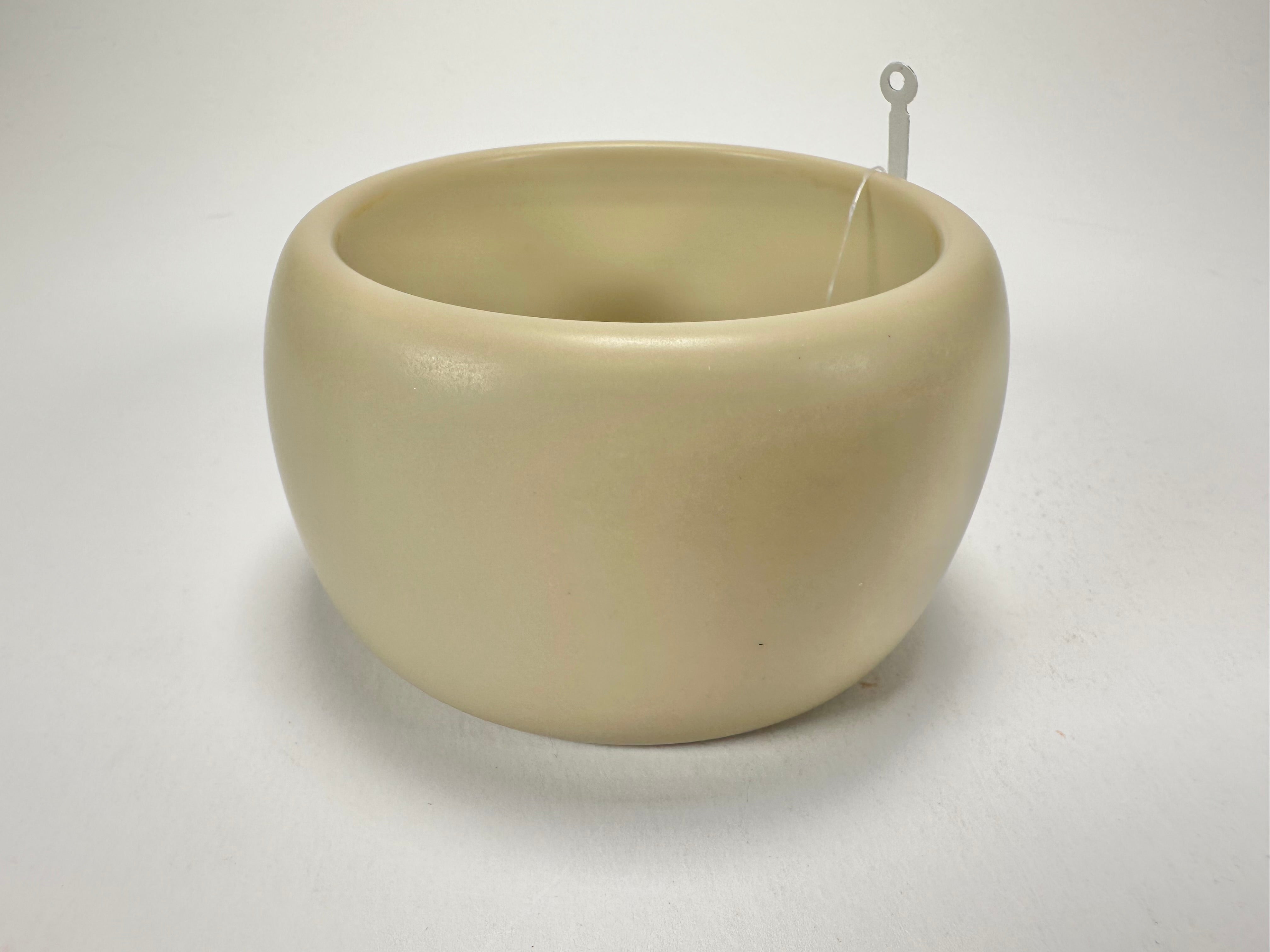 Jackie Brazil "Carmen" Natural Beige Matte 5cm Resin Bangle ( B2500 )