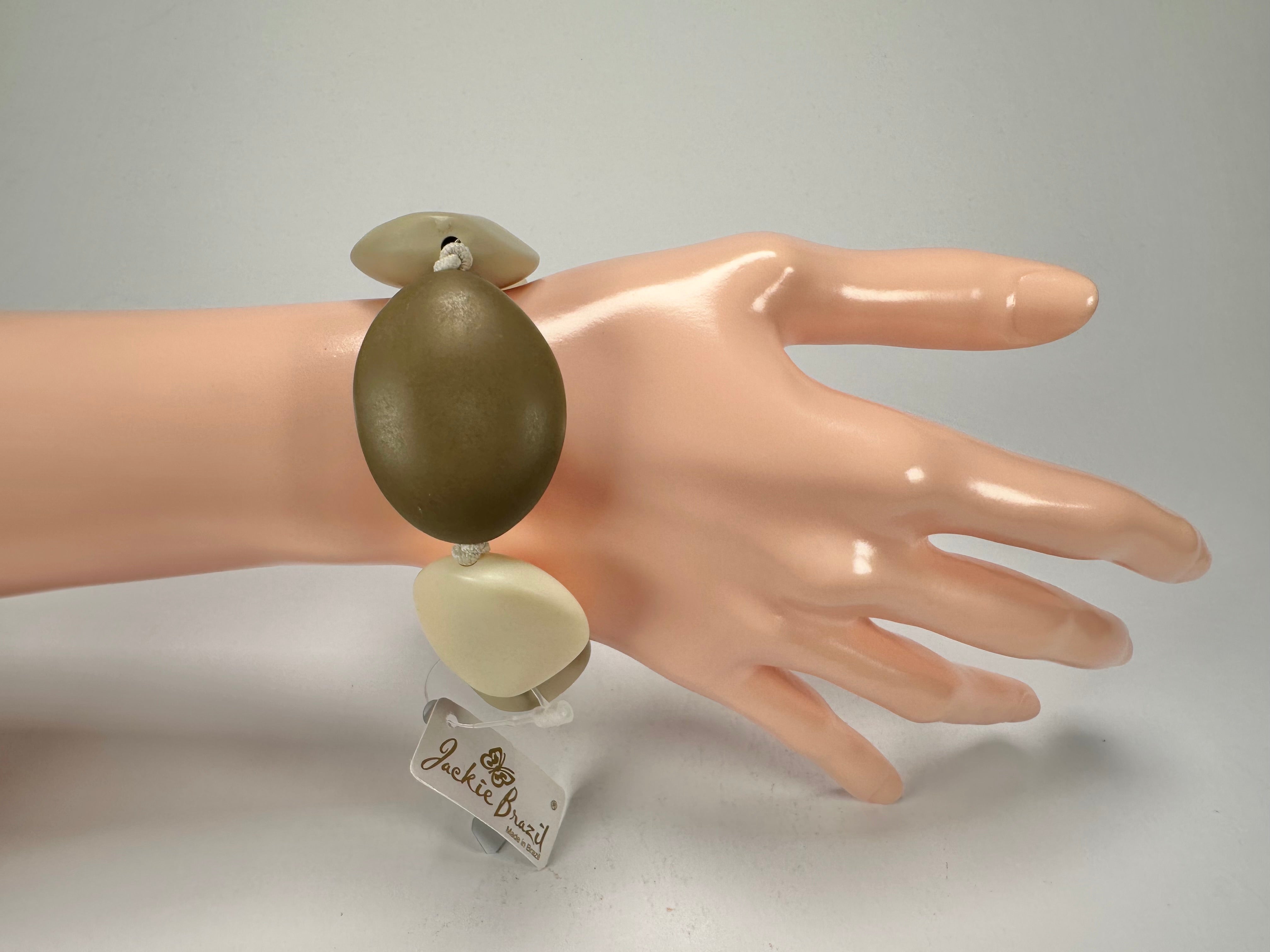 Jackie Brazil "Kathy" Boheme Small Riverstones Bracelet ( B0800 )