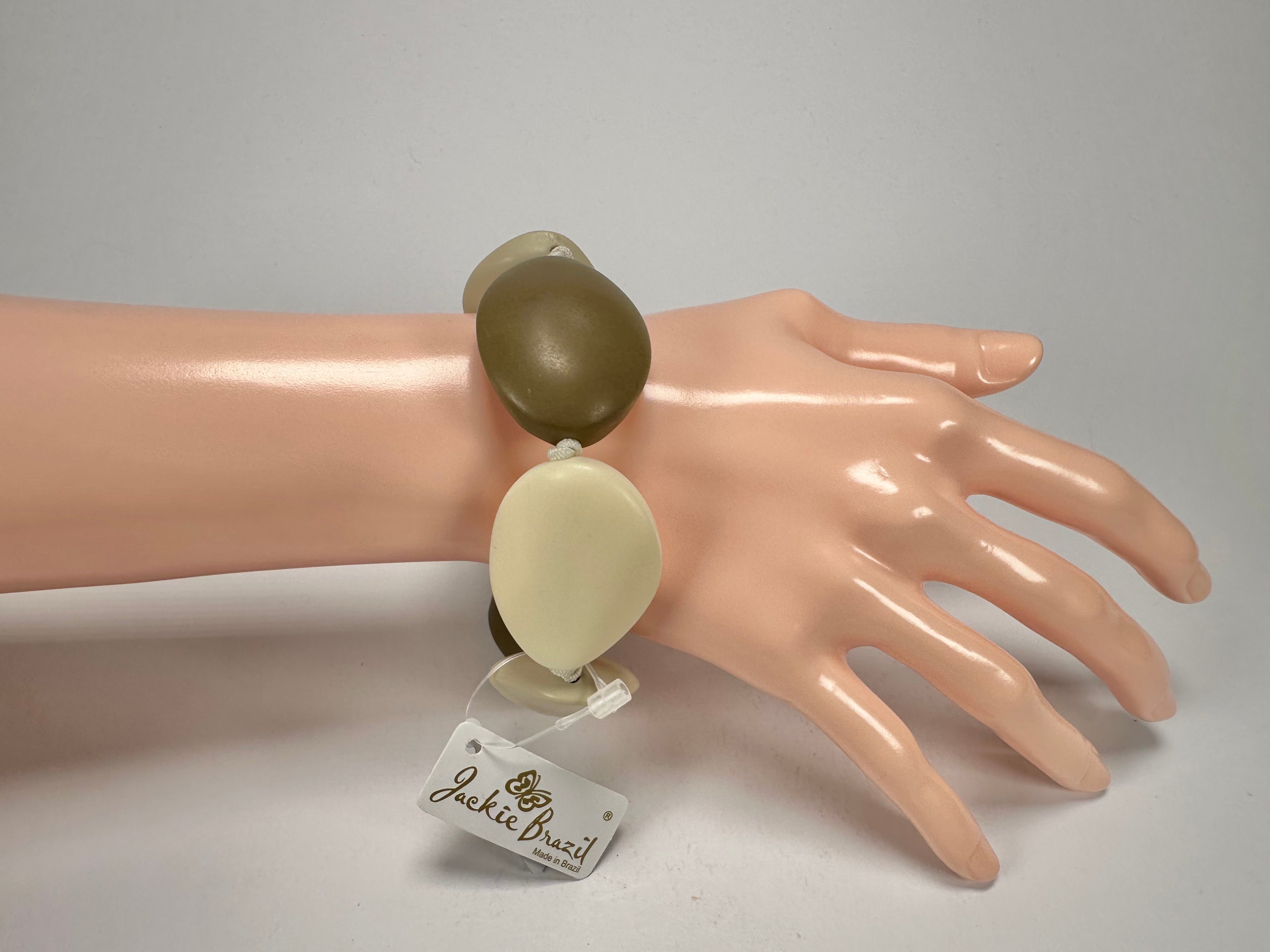 Jackie Brazil "Kathy" Boheme Small Riverstones Bracelet ( B0800 )