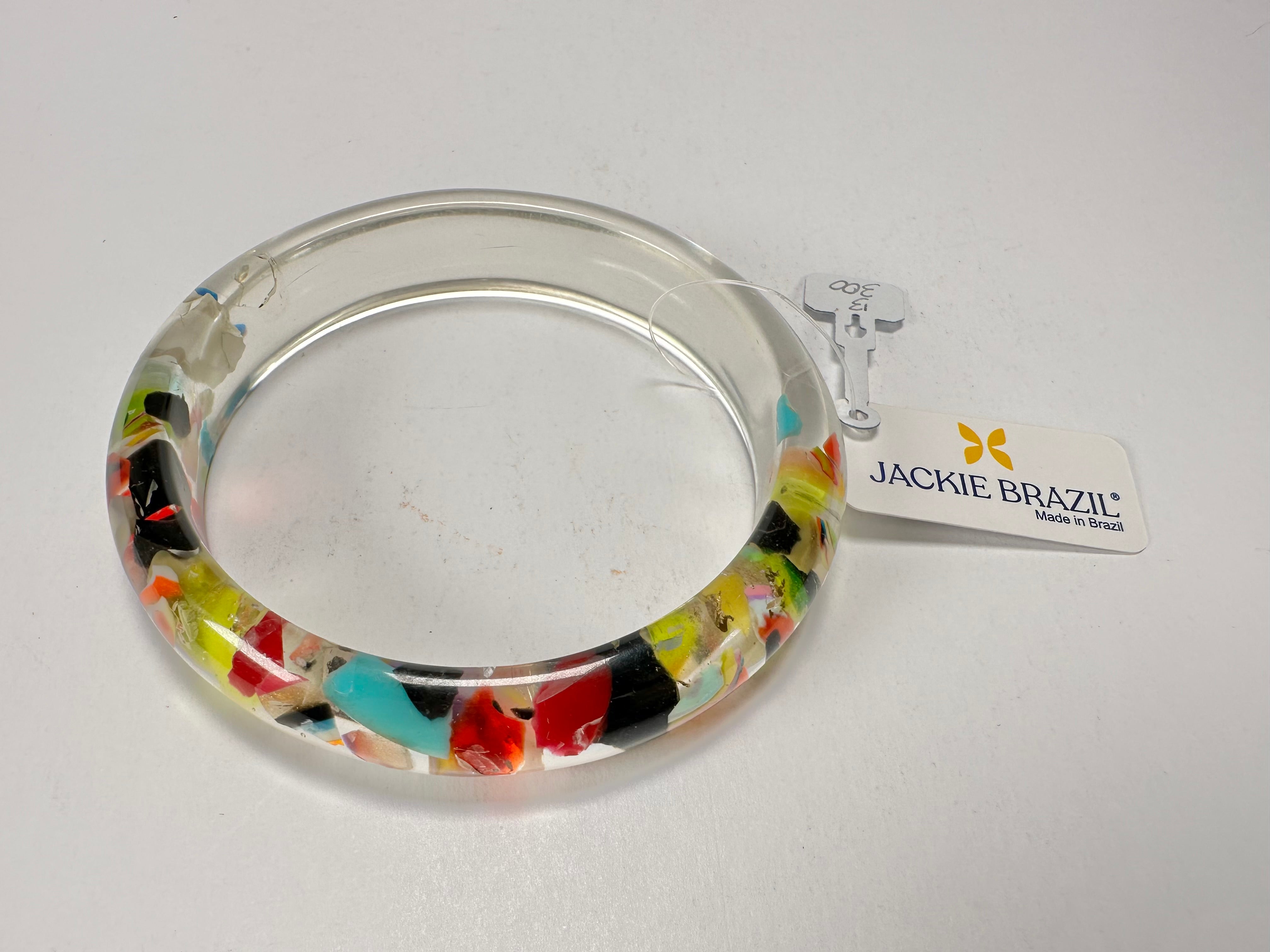 Jackie Brazil "Cushie" Cascade Solid Round 1.3cm Bangle ( B0300 )