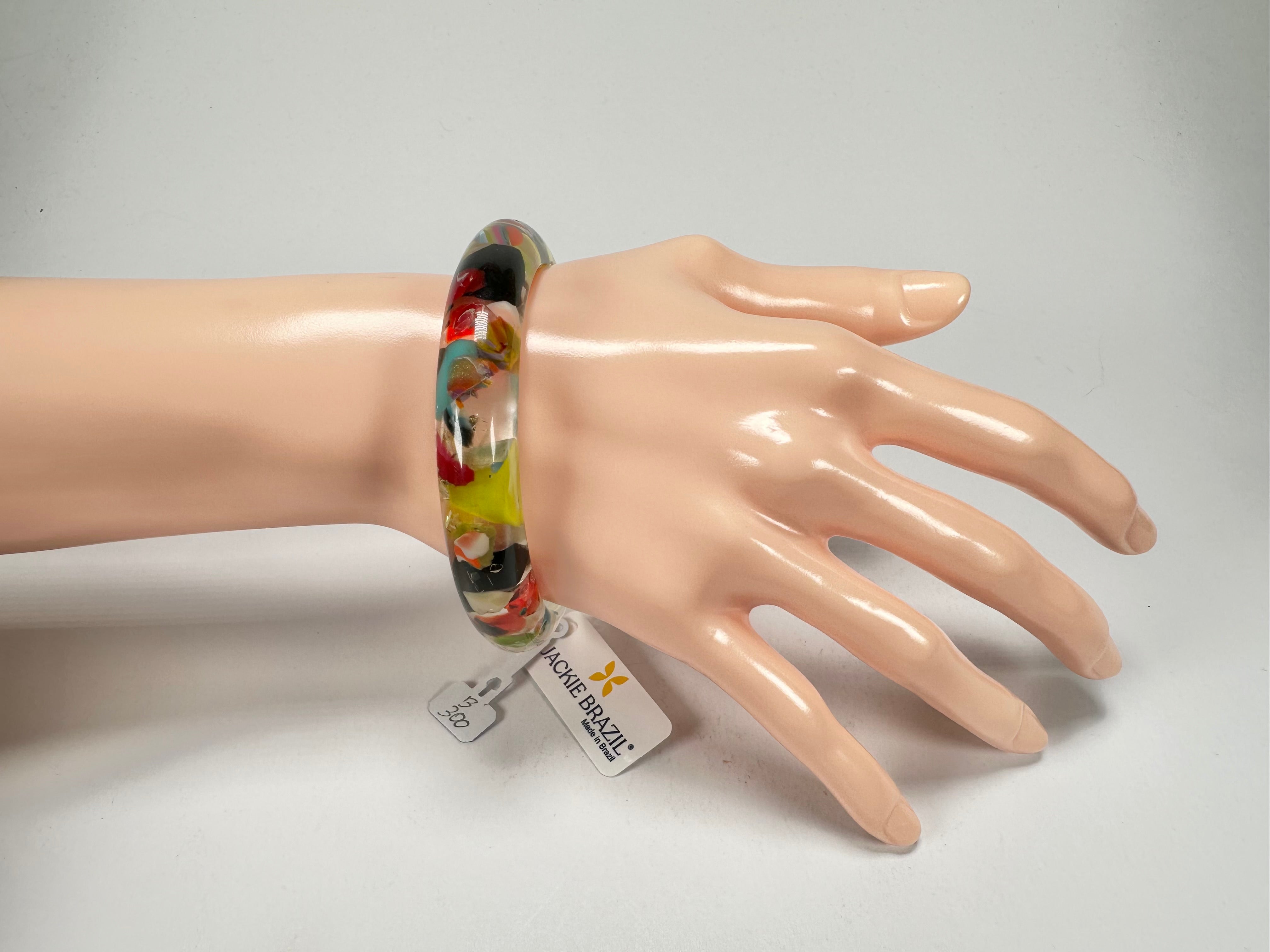 Jackie Brazil "Cushie" Cascade Solid Round 1.3cm Bangle ( B0300 )