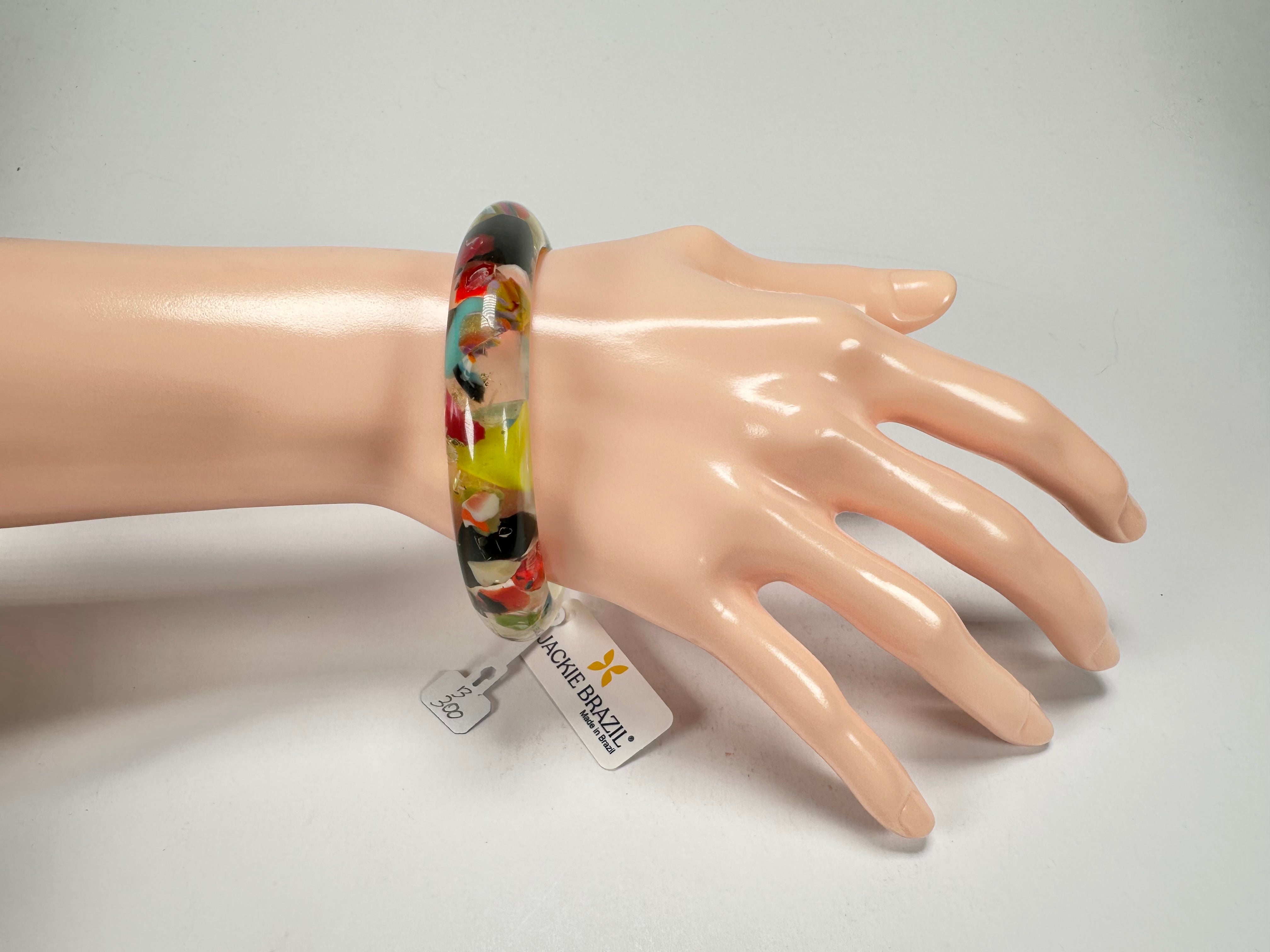 Jackie Brazil "Cushie" Cascade Solid Round 1.3cm Bangle ( B0300 )