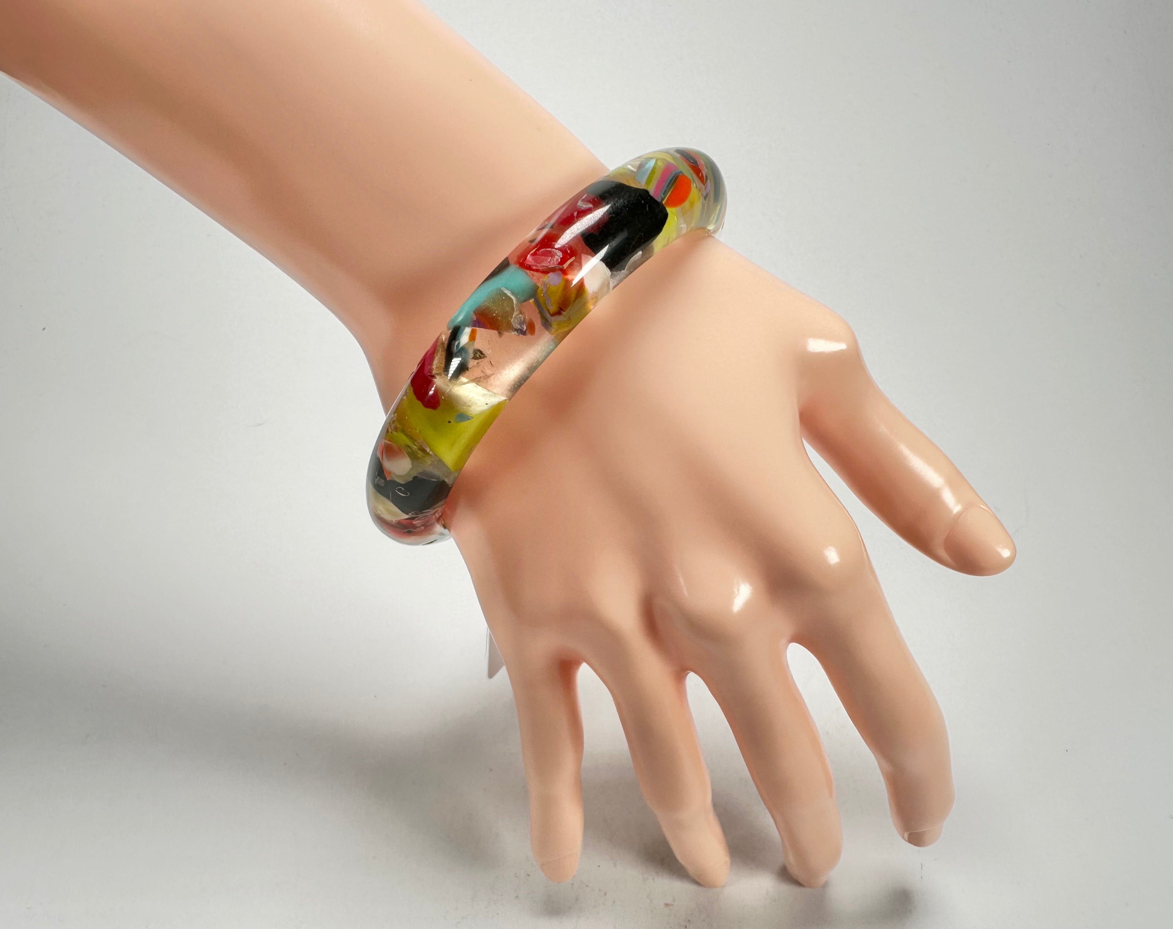 Jackie Brazil "Cushie" Cascade Solid Round 1.3cm Bangle ( B0300 )