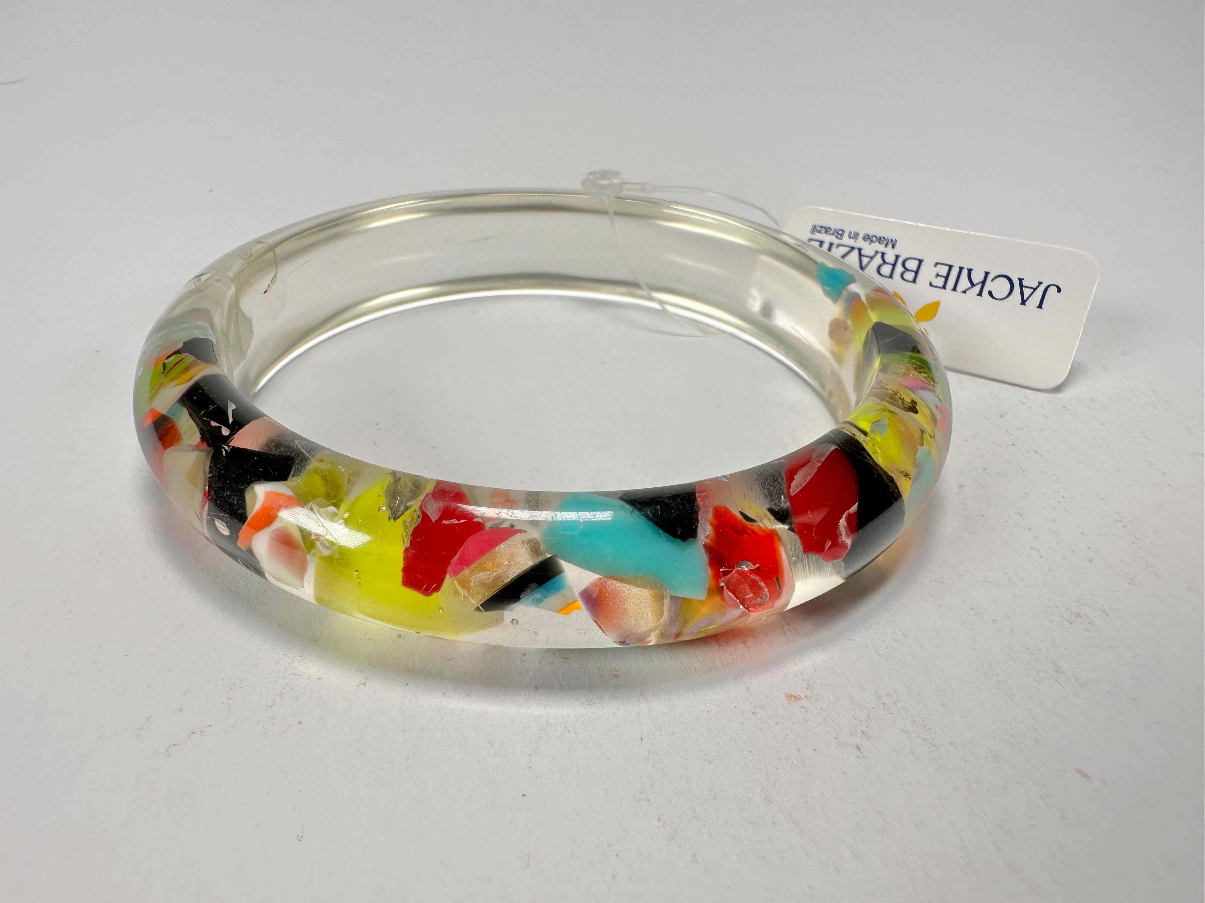 Jackie Brazil "Cushie" Cascade Solid Round 1.3cm Bangle ( B0300 )