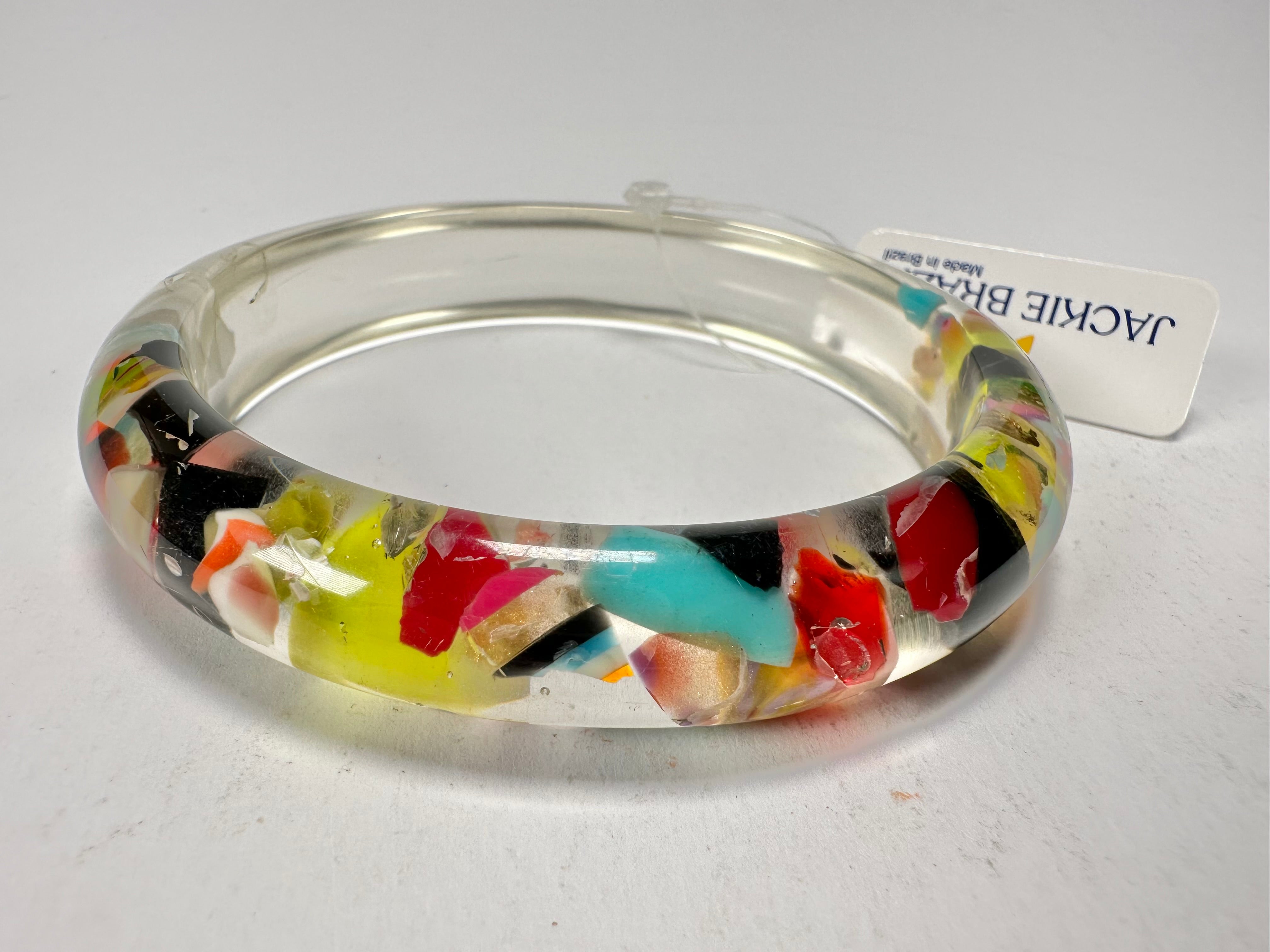 Jackie Brazil "Cushie" Cascade Solid Round 1.3cm Bangle ( B0300 )